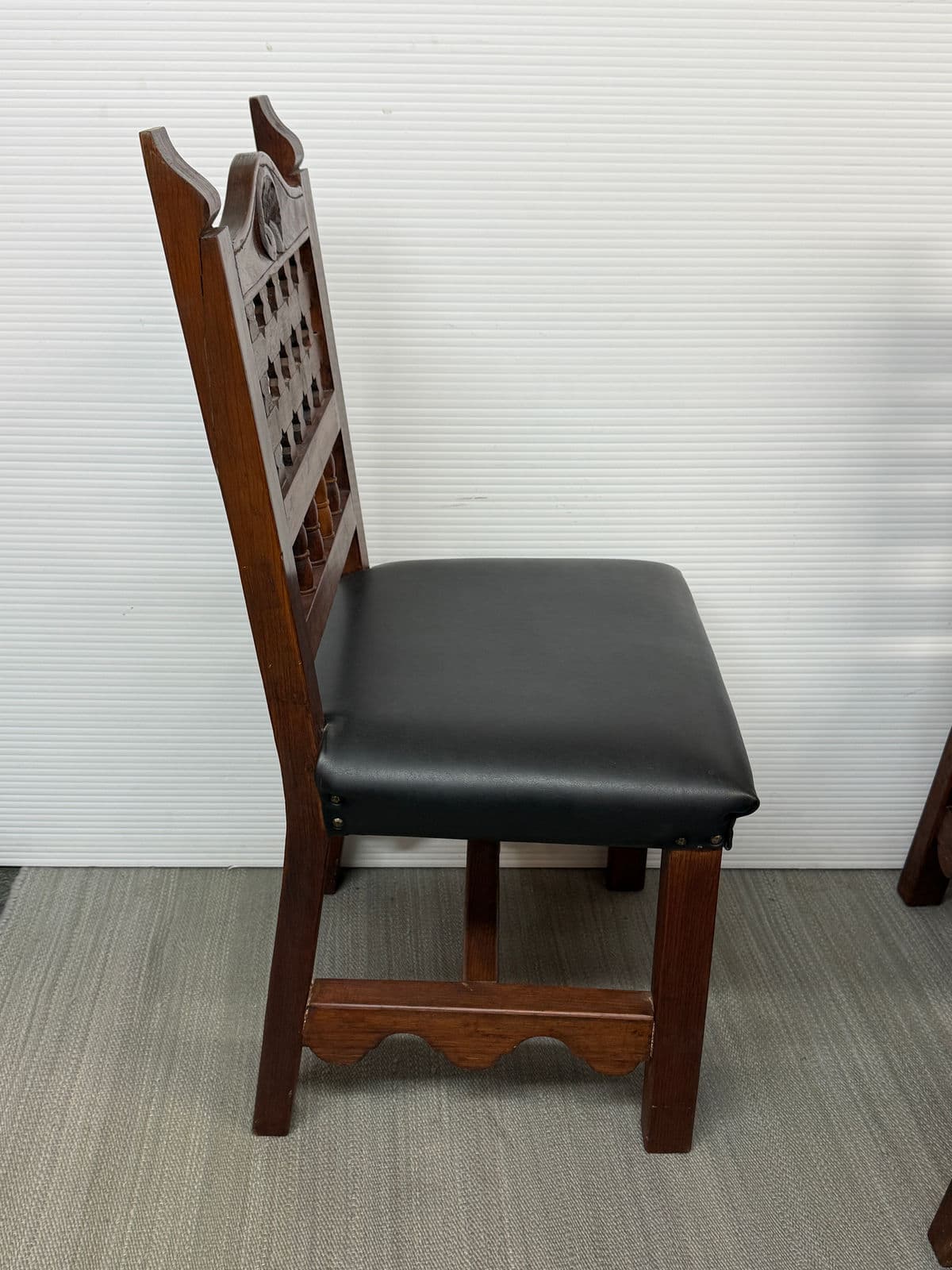 Moorish Revival Carved Dining Chairs, Set of Six - Thumbnail 10