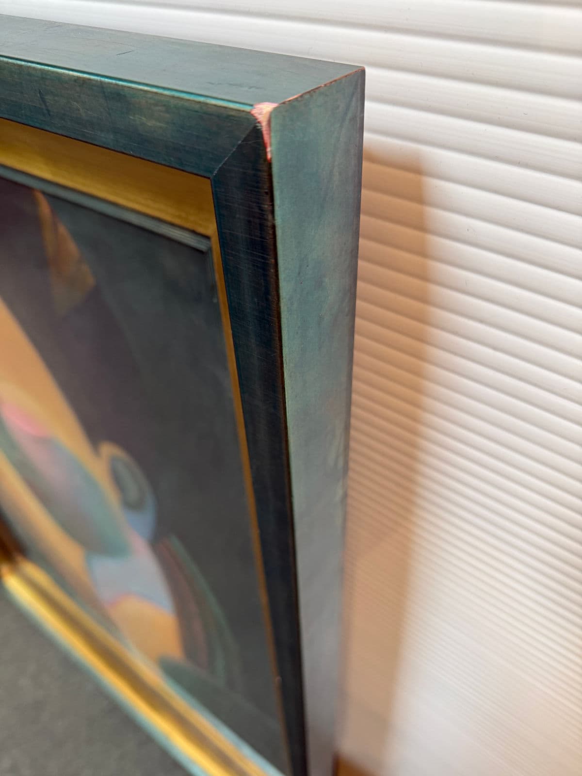 Circa 2018 Richard Stodart "Earth Ii" Original Painting, Framed - Thumbnail 8