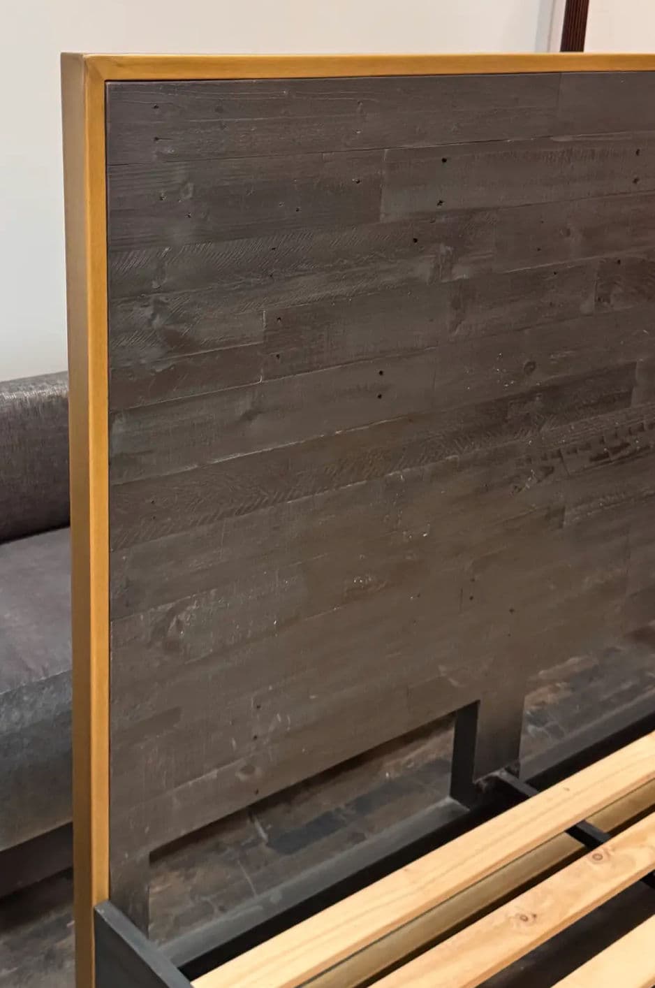 Queen Size Zin Home Elle Brass Bed Frame - Thumbnail 8