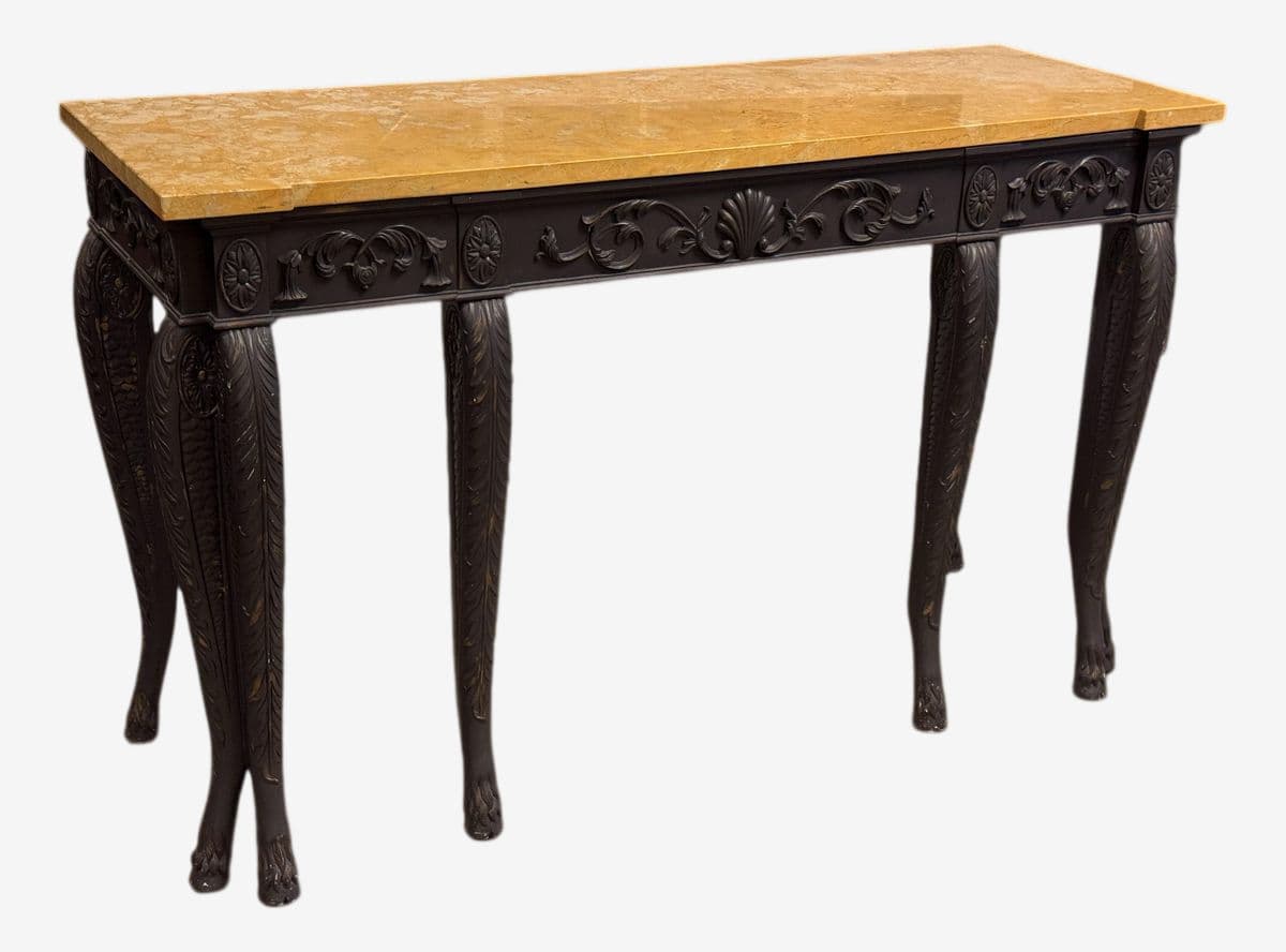 Custom Design Neoclassical Revival Console Table - Image 1