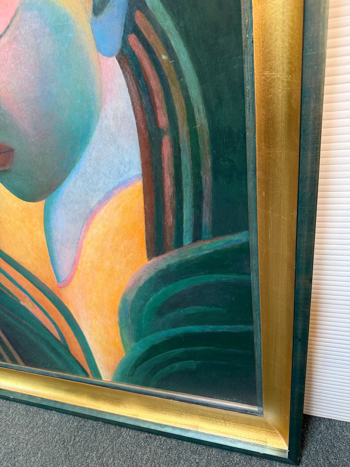 Circa 2018 Richard Stodart "Earth Ii" Original Painting, Framed - Thumbnail 7