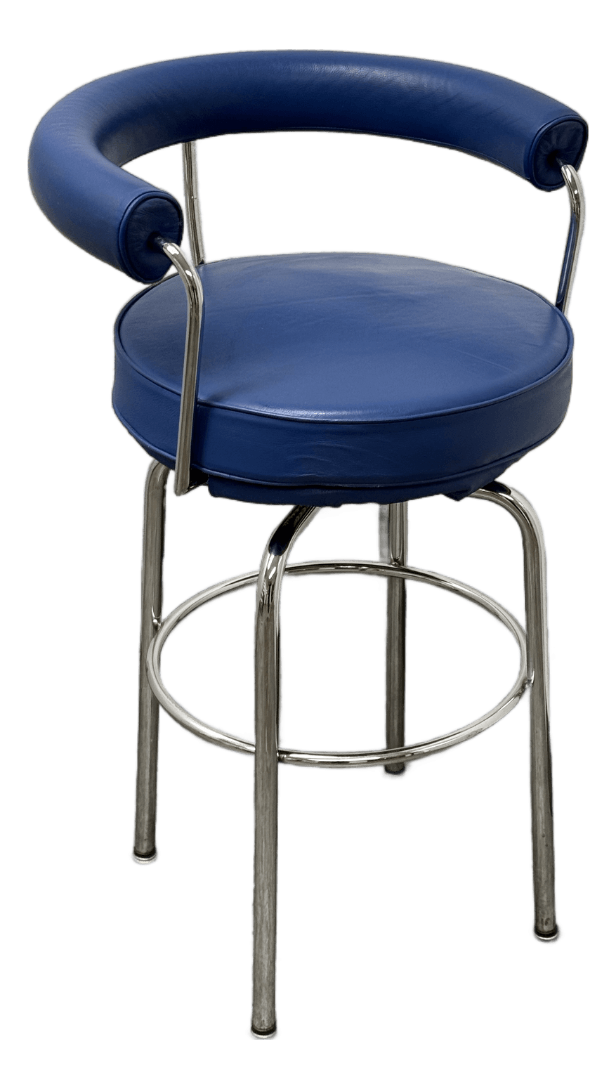 Circa 1970's Le Corbusier Style Bar Stool - Thumbnail 2