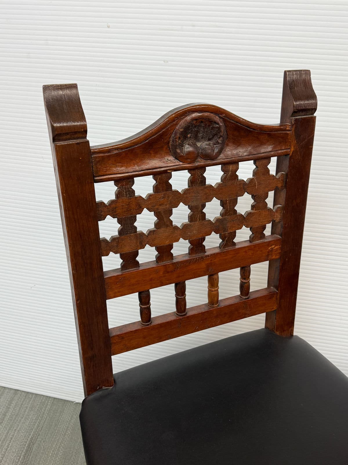 Moorish Revival Carved Dining Chairs, Set of Six - Thumbnail 11