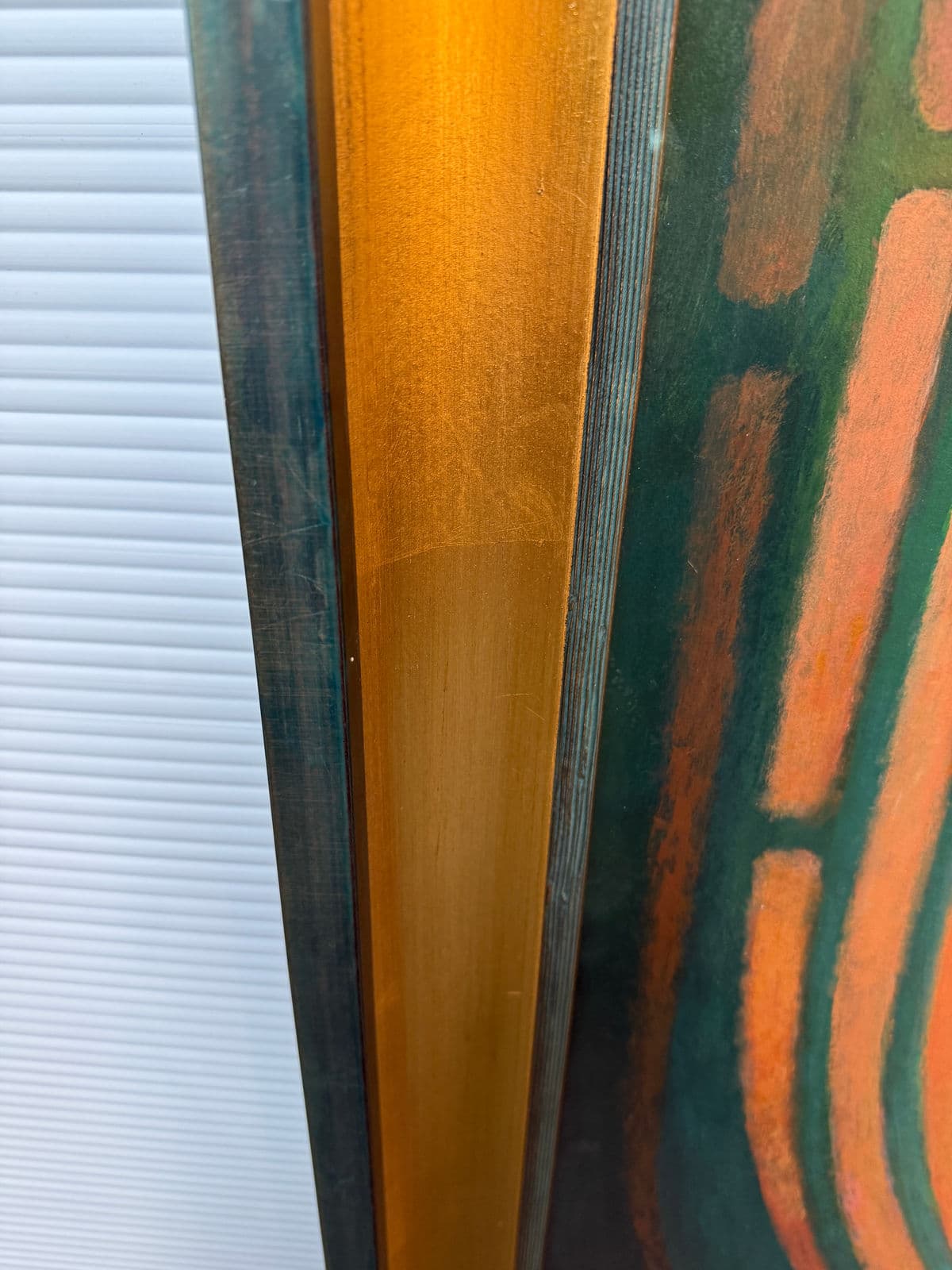 Circa 2018 Richard Stodart "Earth Ii" Original Painting, Framed - Thumbnail 6