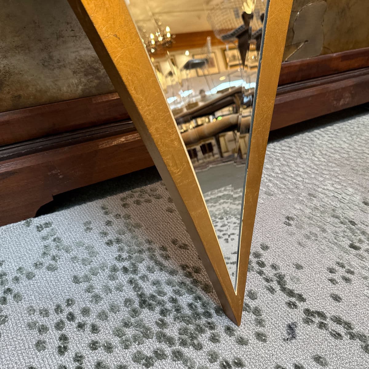 In the Style of Christopher Guy Diamond Wall Mirror - Thumbnail 6