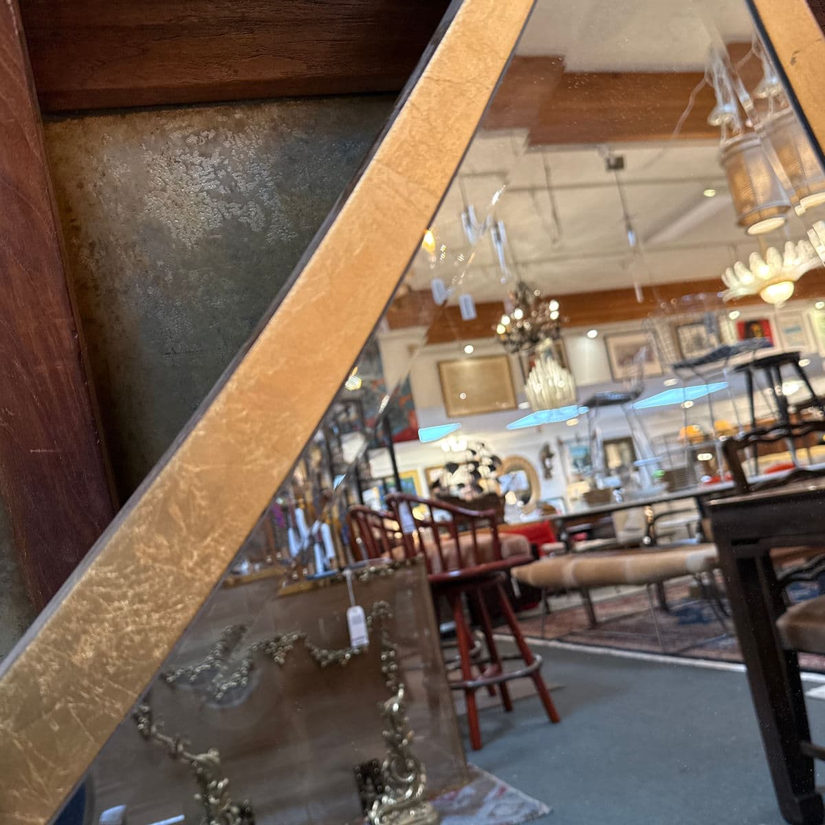 In the Style of Christopher Guy Diamond Wall Mirror - Thumbnail 13