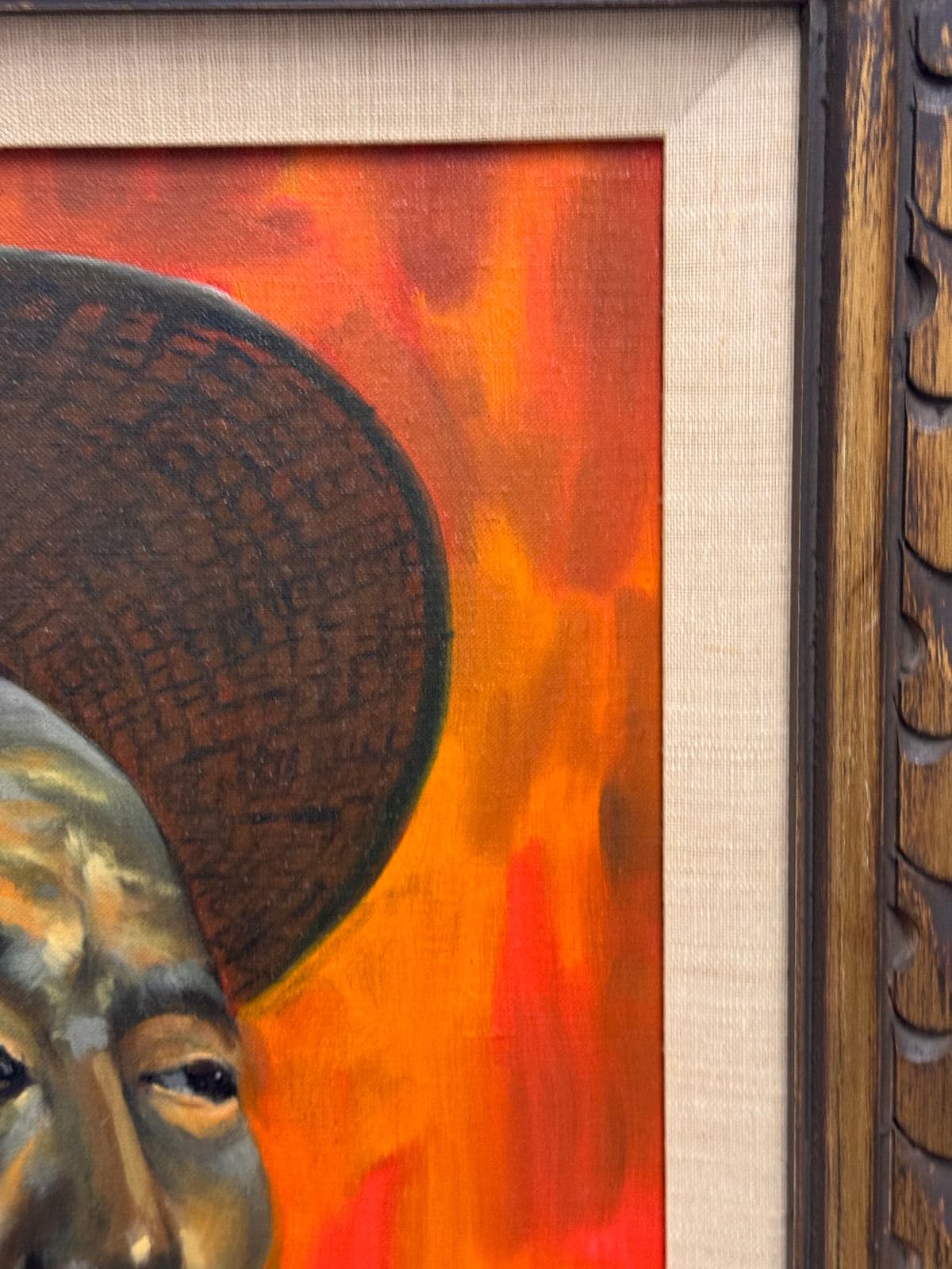 J. Lamm Portrait Oil Painting, Framed - Thumbnail 6