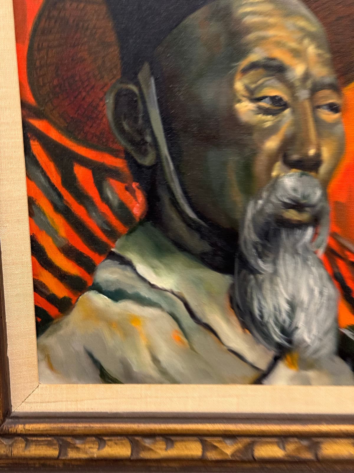 J. Lamm Portrait Oil Painting, Framed - Thumbnail 12