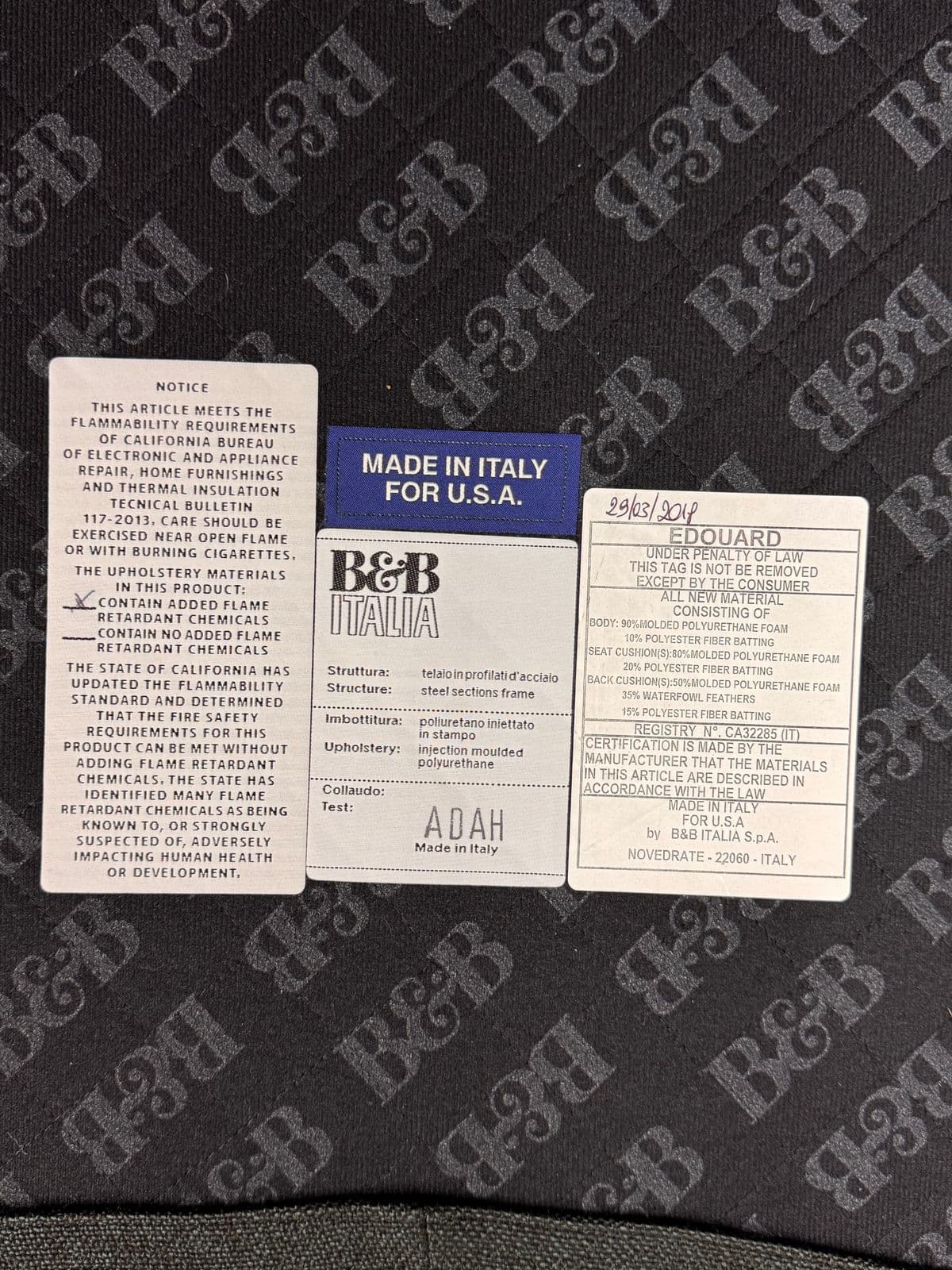 Antonio Citterio for B&b Italia Édouard Sofa - Thumbnail 13