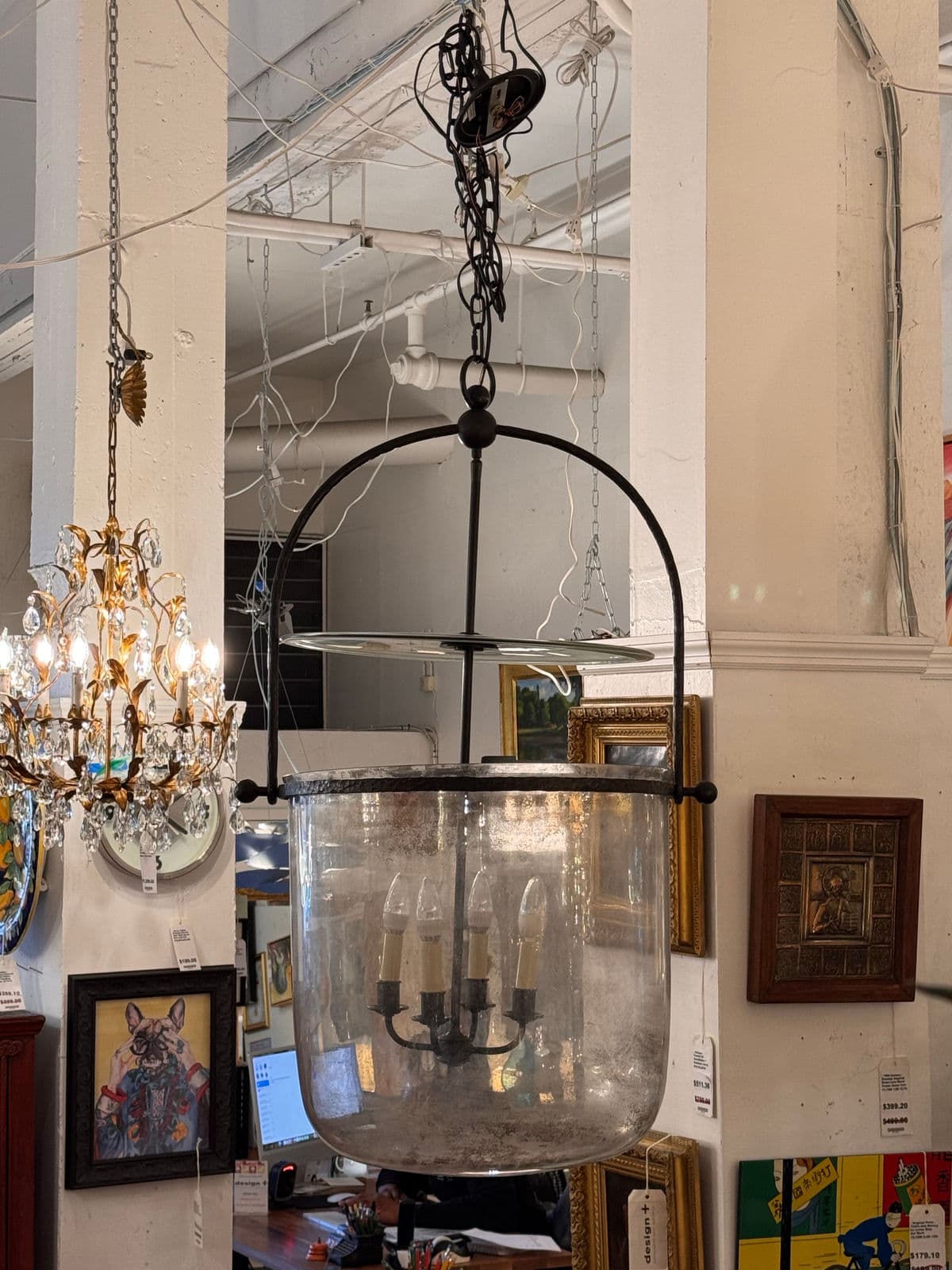 Chapman & Myers for Visual Comfort Lorford Bell Lantern - Thumbnail 3