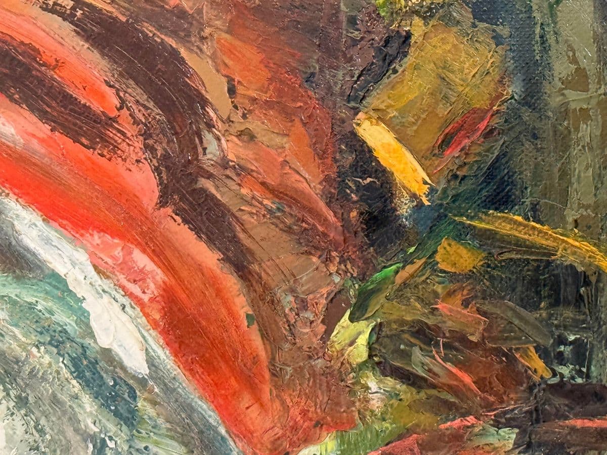 Late 20th Century J. Lamm Boats Seascape Oil Painting, Framed - Thumbnail 9