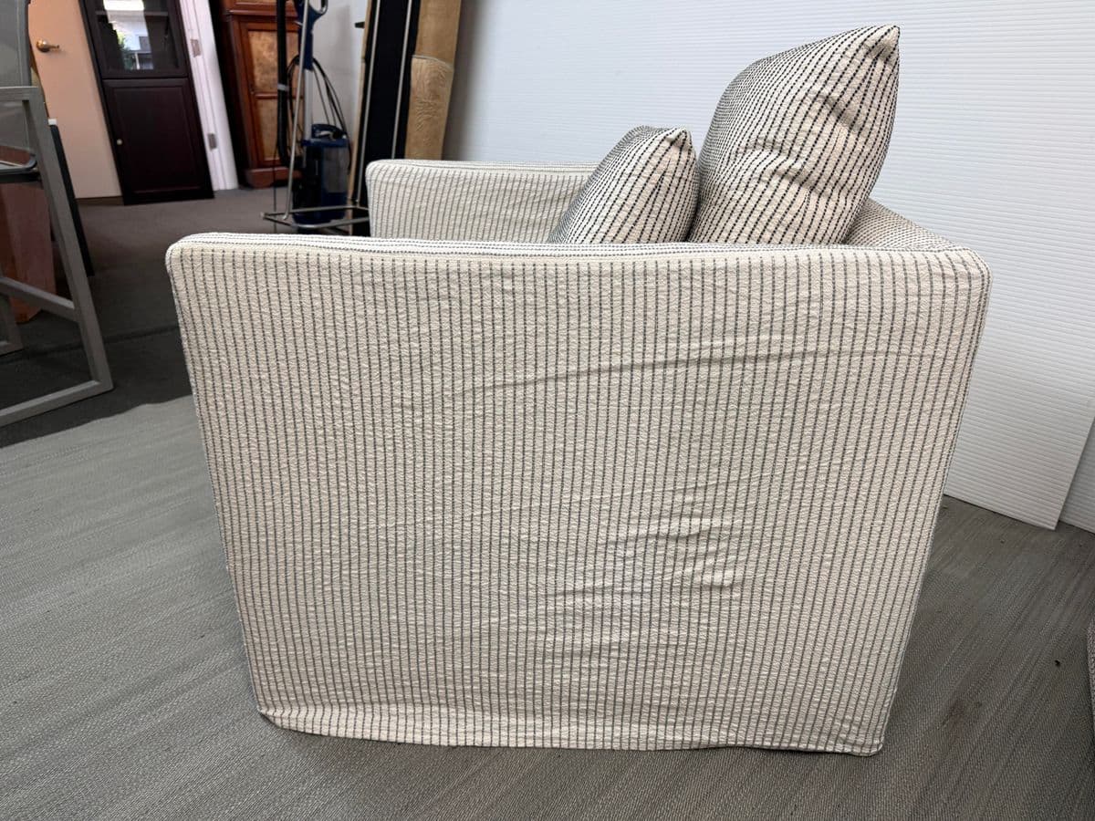 Verellen Millie Swivel Chairs + Slipcover Sets, Pair - Thumbnail 7