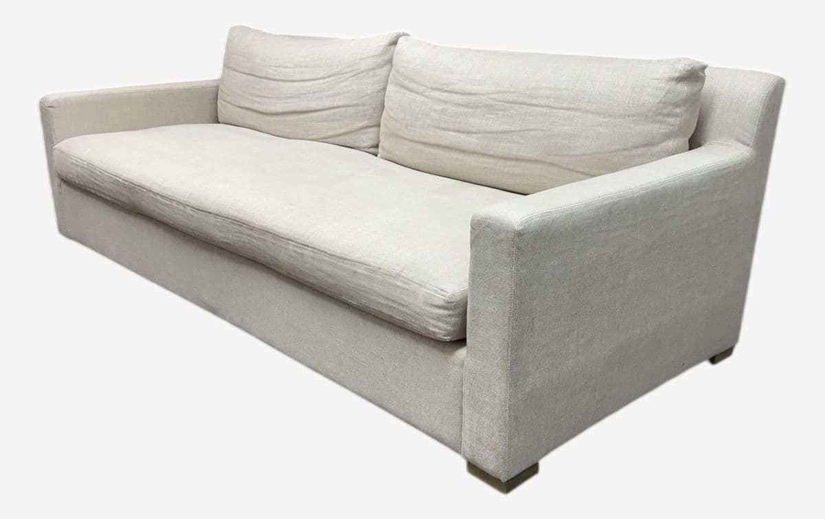 Restoration Hardware Belgian Track Arm Sofa - Image 1