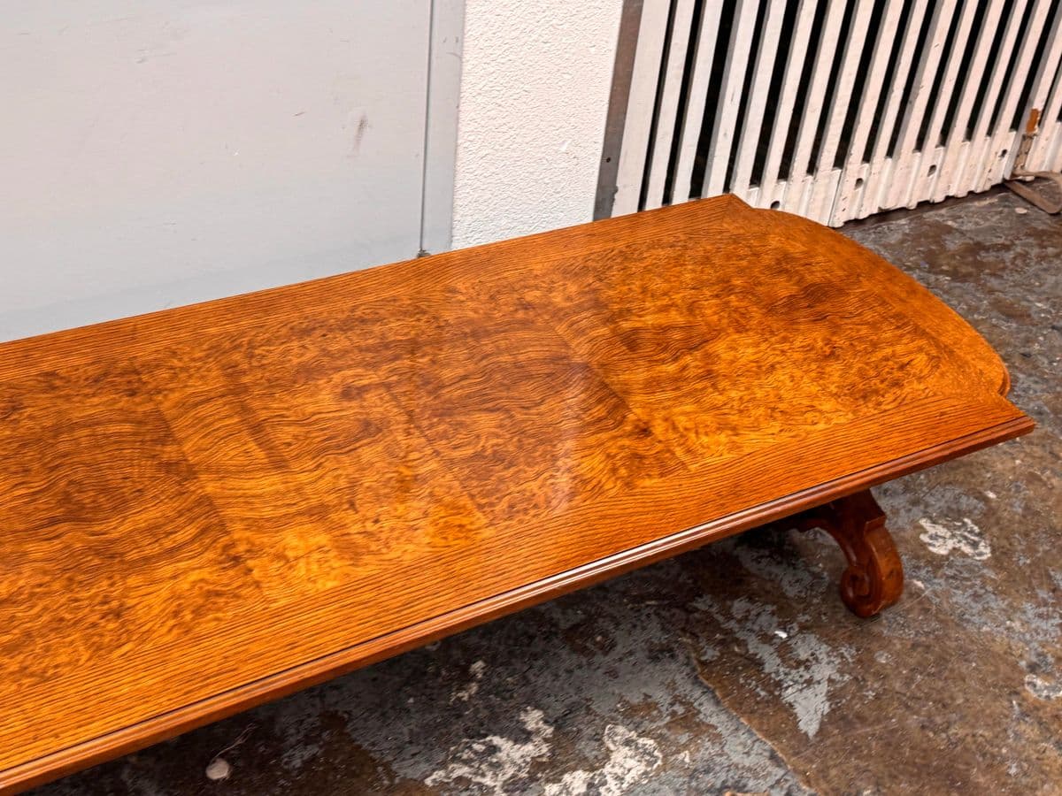 Vintage Spanish Revival Carved Wood Coffee Table - Thumbnail 7