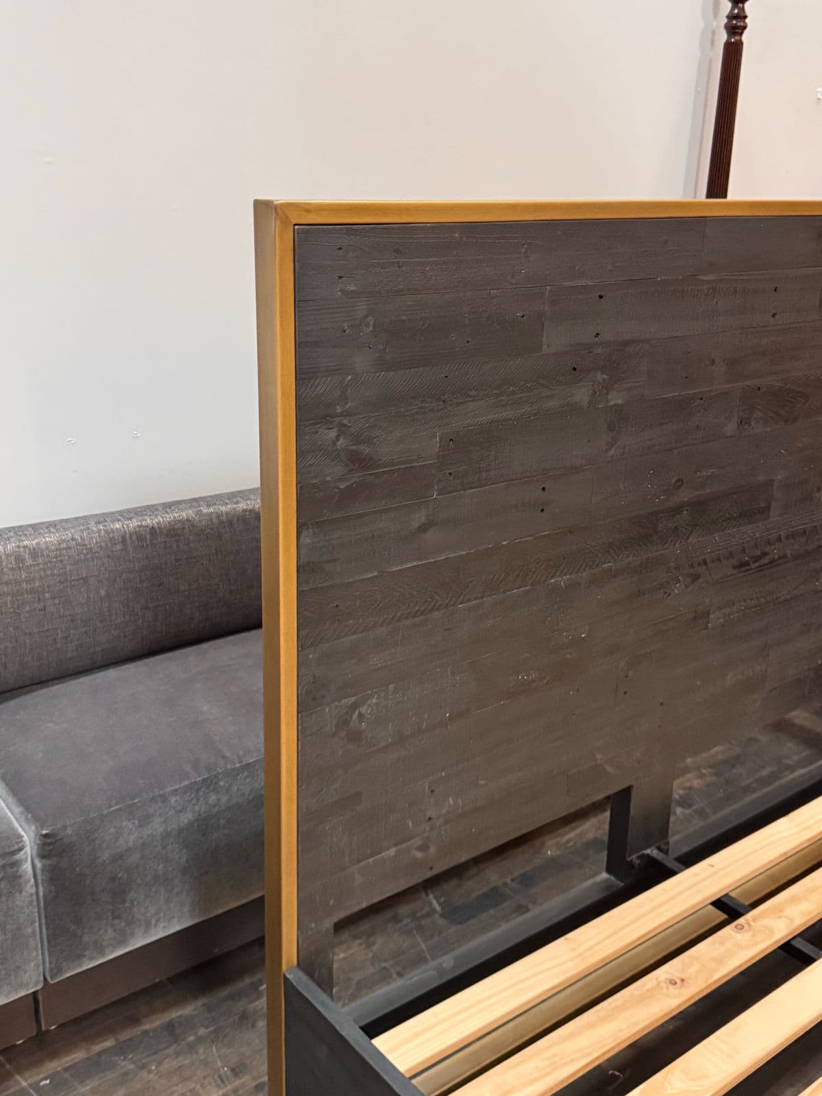 Queen Size Zin Home Elle Brass Bed Frame - Thumbnail 6