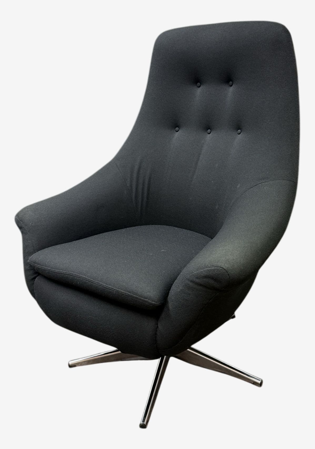 Vintage Mid Century Modern Swivel Chair - Image 1