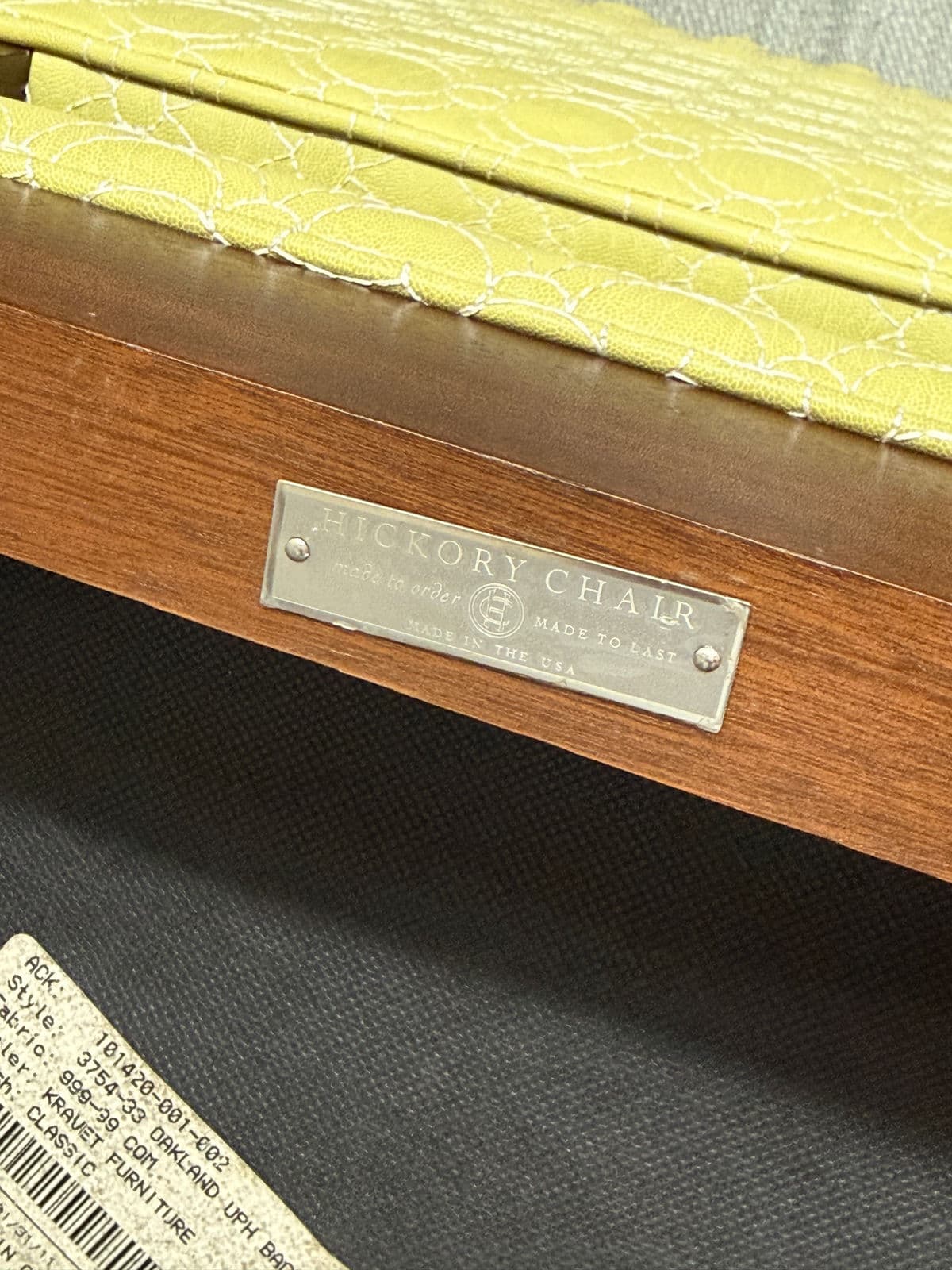 Kravet for Hickory Chair Oakland Bar Stools, Pair - Thumbnail 4