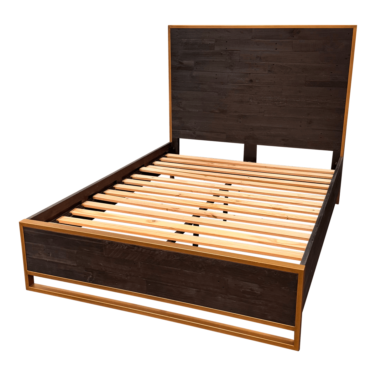 Queen Size Zin Home Elle Brass Bed Frame - Thumbnail 2