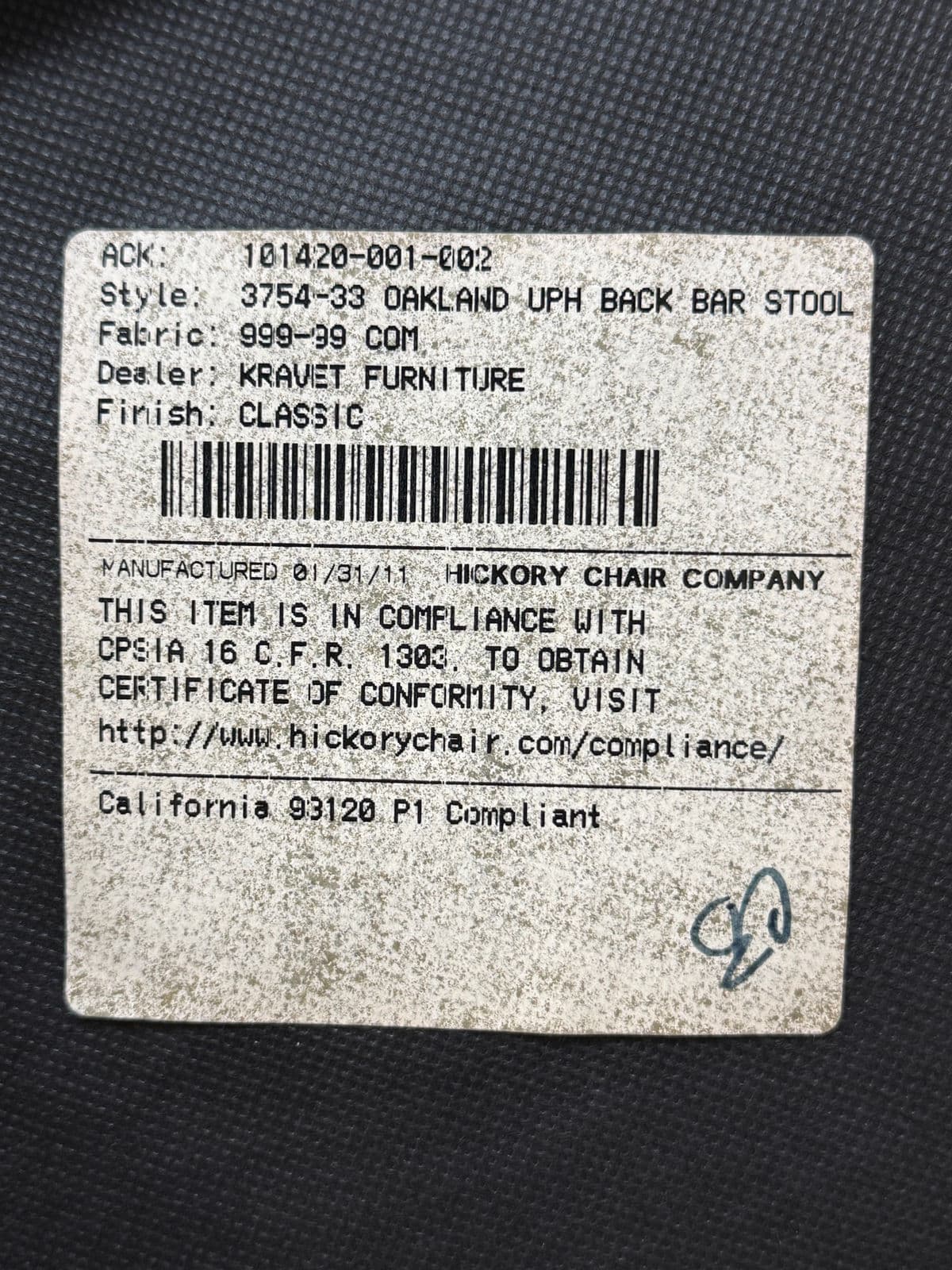 Kravet for Hickory Chair Oakland Bar Stools, Pair - Thumbnail 9