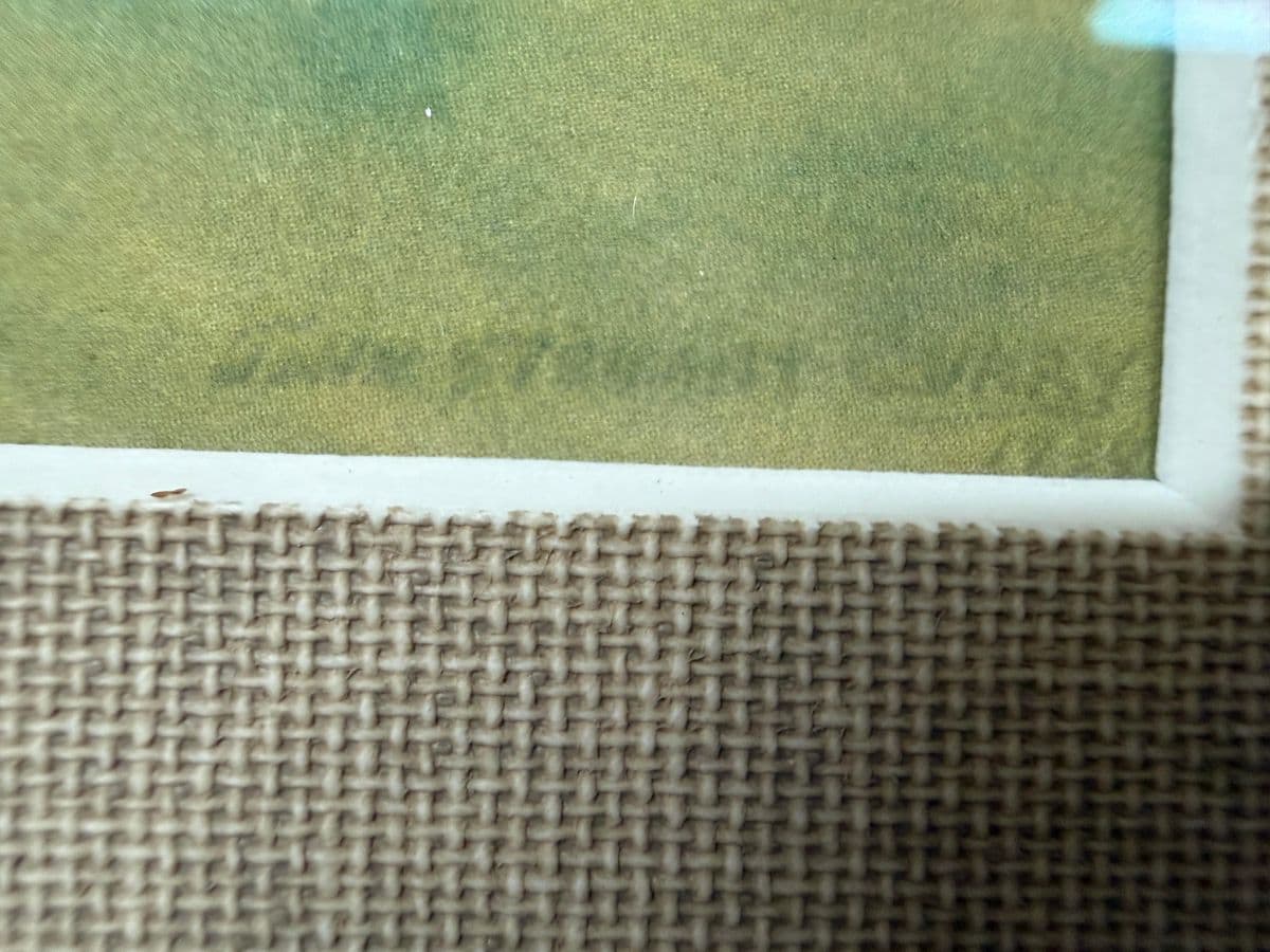 Late 20th Century John Steuart Curry "The Line Storm" Print, Signed - Thumbnail 4