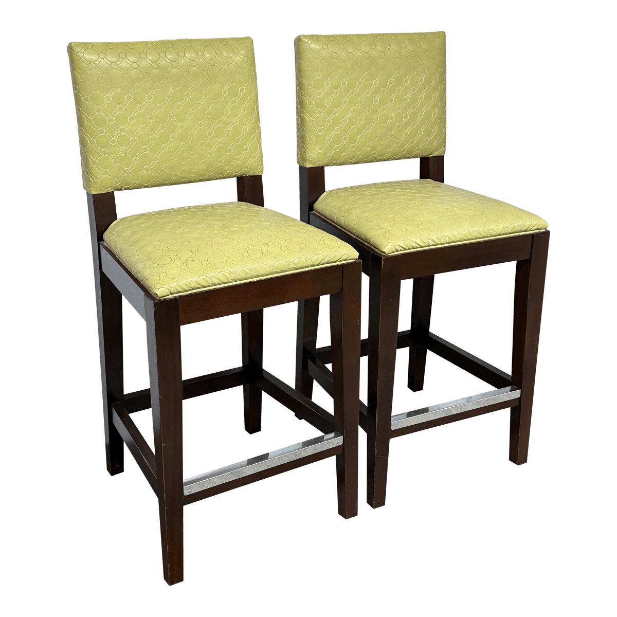 Kravet for Hickory Chair Oakland Bar Stools, Pair - Thumbnail 2