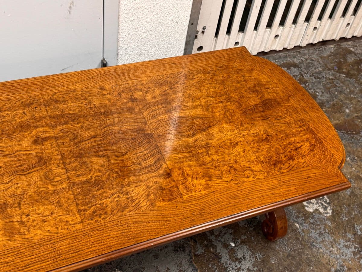 Vintage Spanish Revival Carved Wood Coffee Table - Thumbnail 11