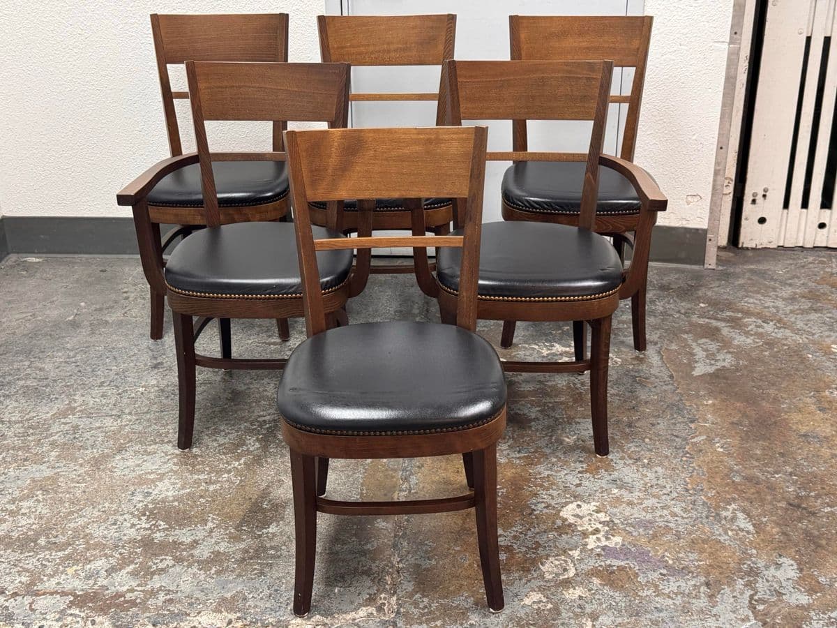 Pottery Barn Italian Dining Chairs, Set of Six - Thumbnail 4