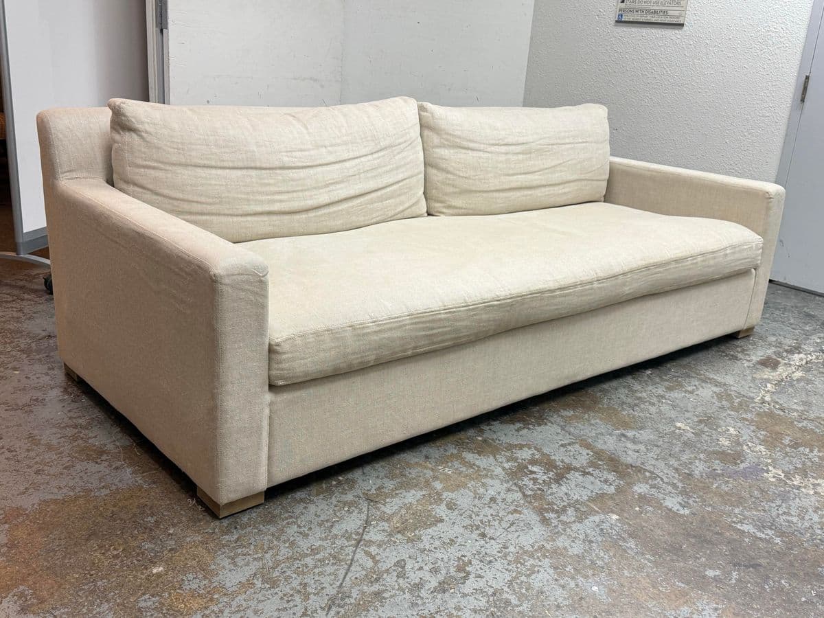 Restoration Hardware Belgian Track Arm Sofa - Thumbnail 4