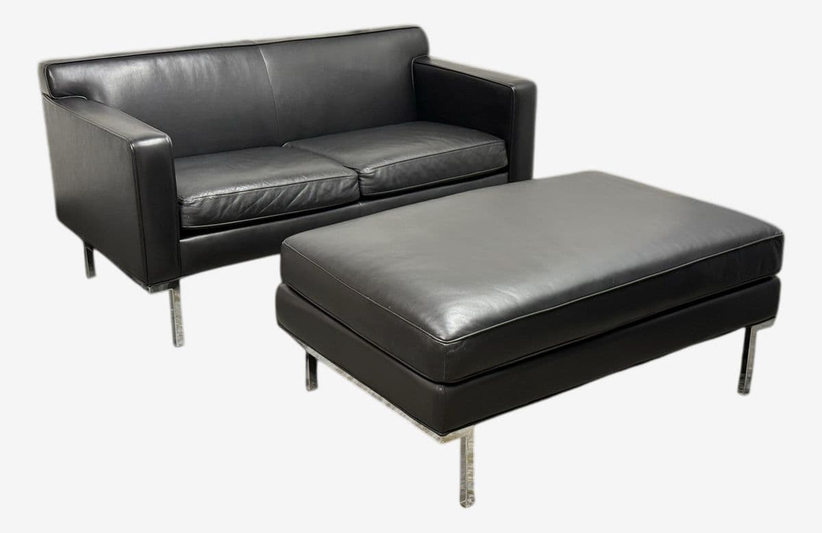 Ted Boerner for Design Within Reach Theatre Sofa + Ottoman Set - Image 1