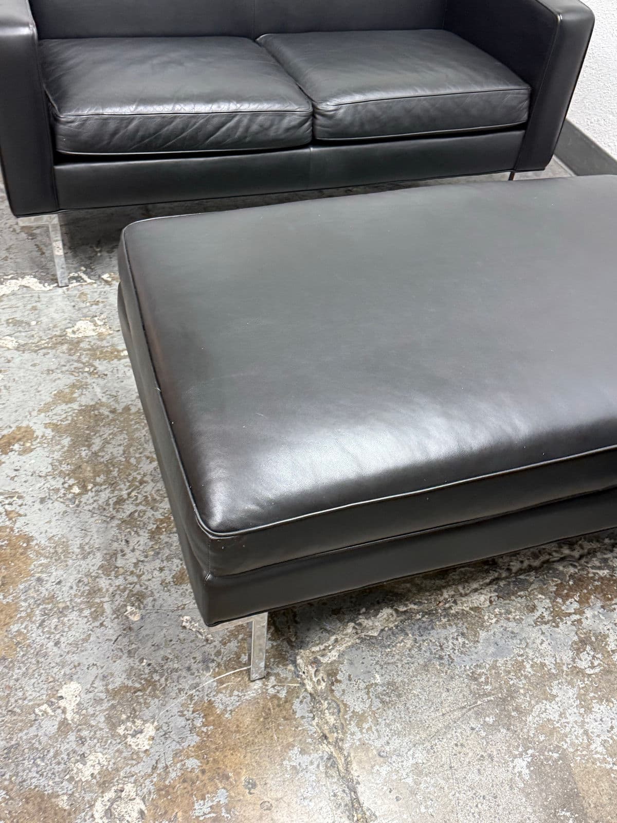 Ted Boerner for Design Within Reach Theatre Sofa + Ottoman Set - Thumbnail 4