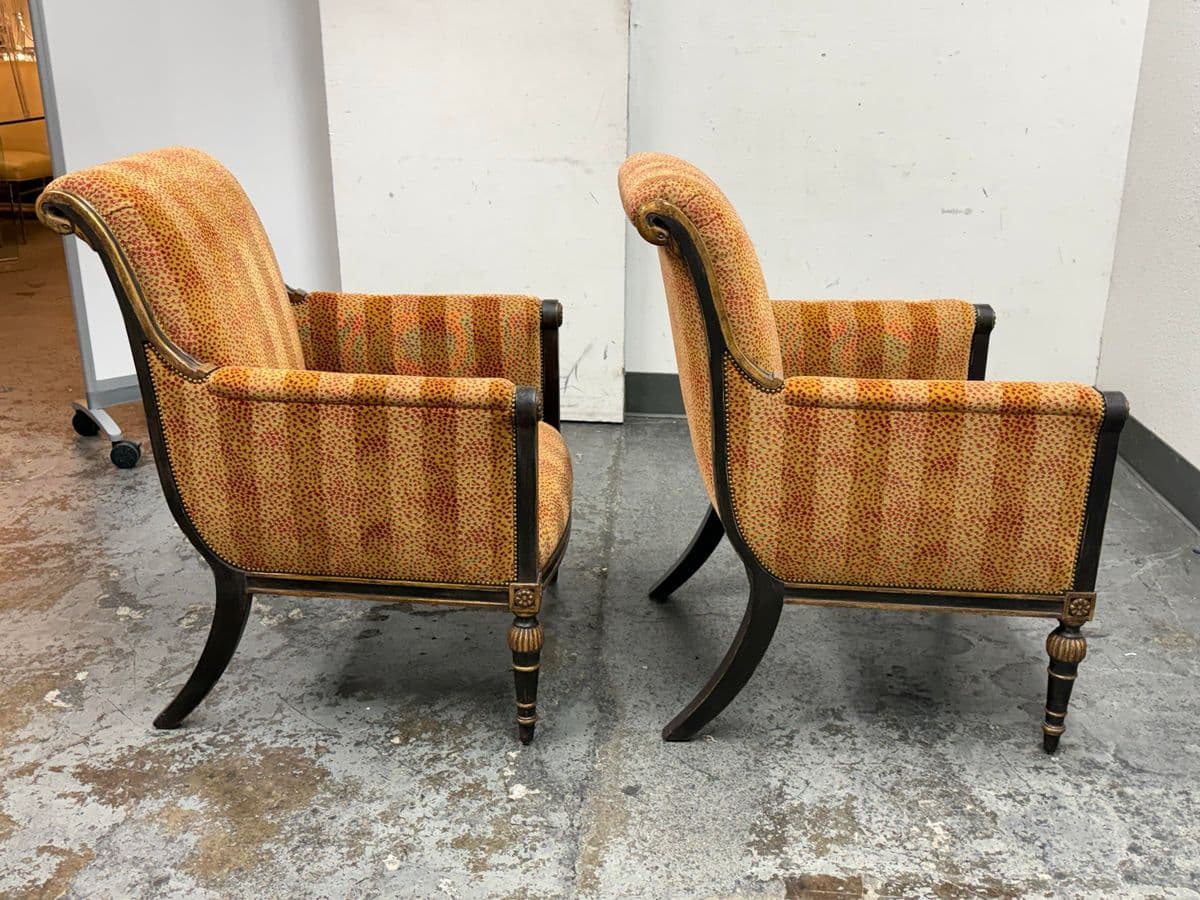 Circa 2000 Nancy Corzine Lounge Chairs, Pair - Thumbnail 7