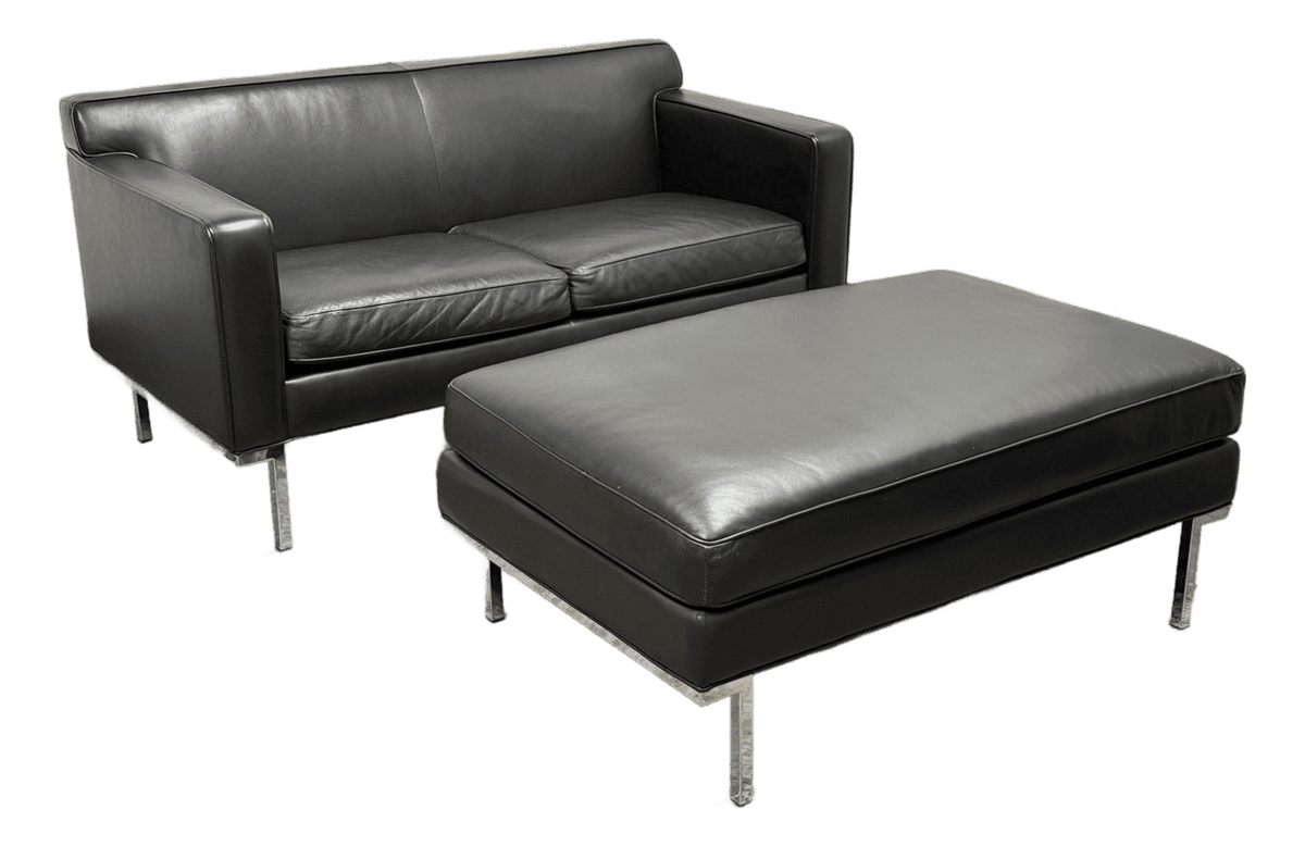 Ted Boerner for Design Within Reach Theatre Sofa + Ottoman Set - Thumbnail 2
