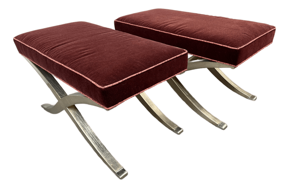 Jan Showers Claudette Benches, Pair - Thumbnail 2