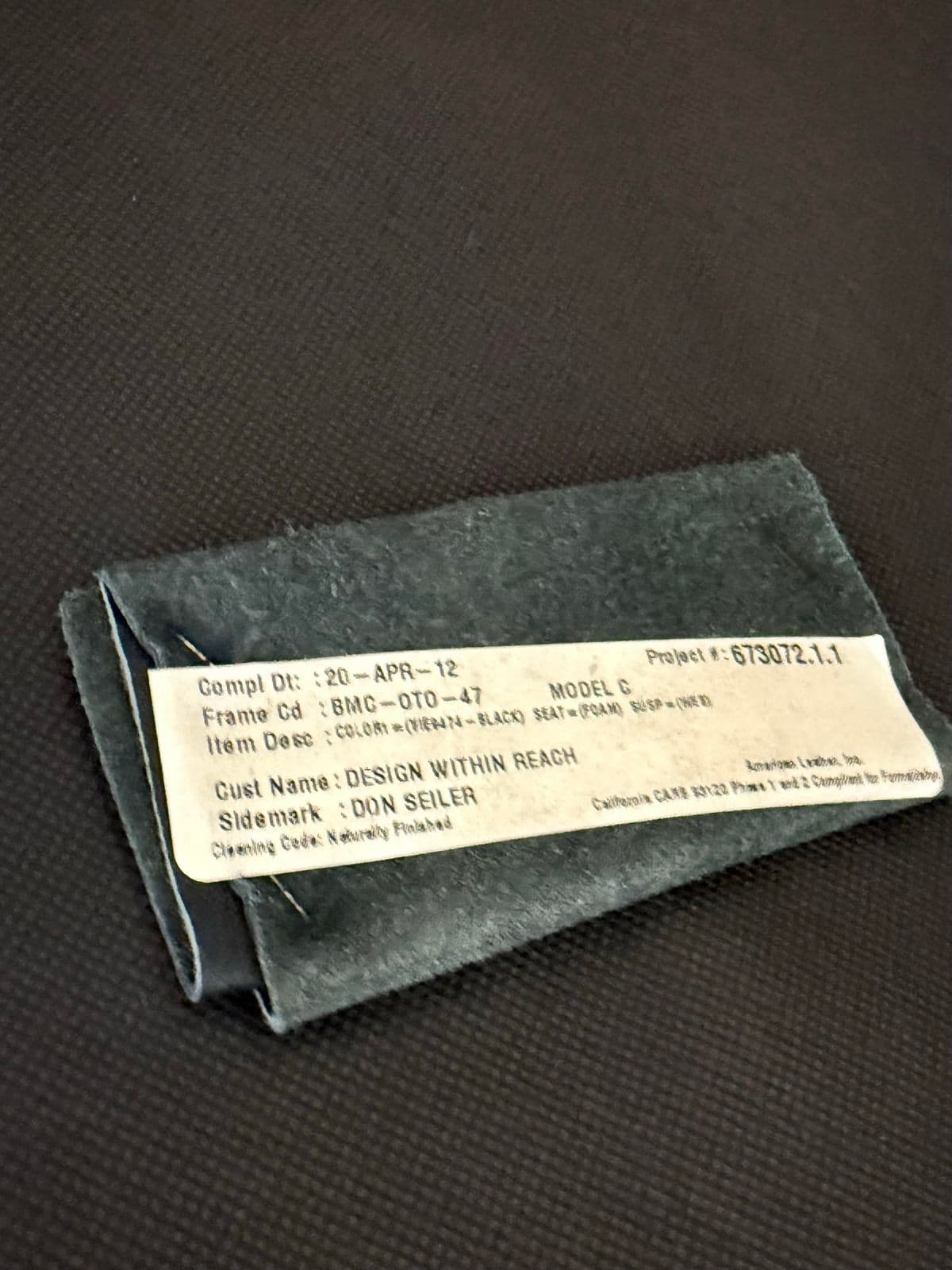 Ted Boerner for Design Within Reach Theatre Ottoman - Thumbnail 13