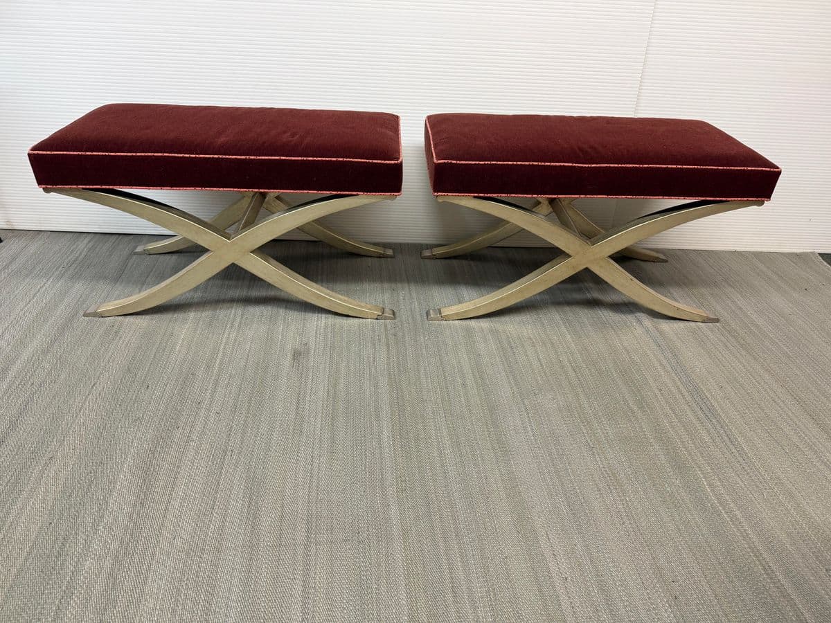 Jan Showers Claudette Benches, Pair - Thumbnail 4