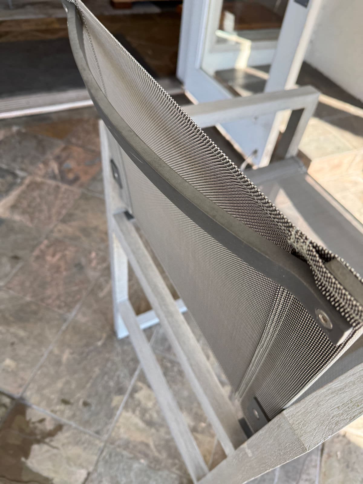 Restoration Hardware Aegean Teak Wood Counter Stools, Pair - Thumbnail 8