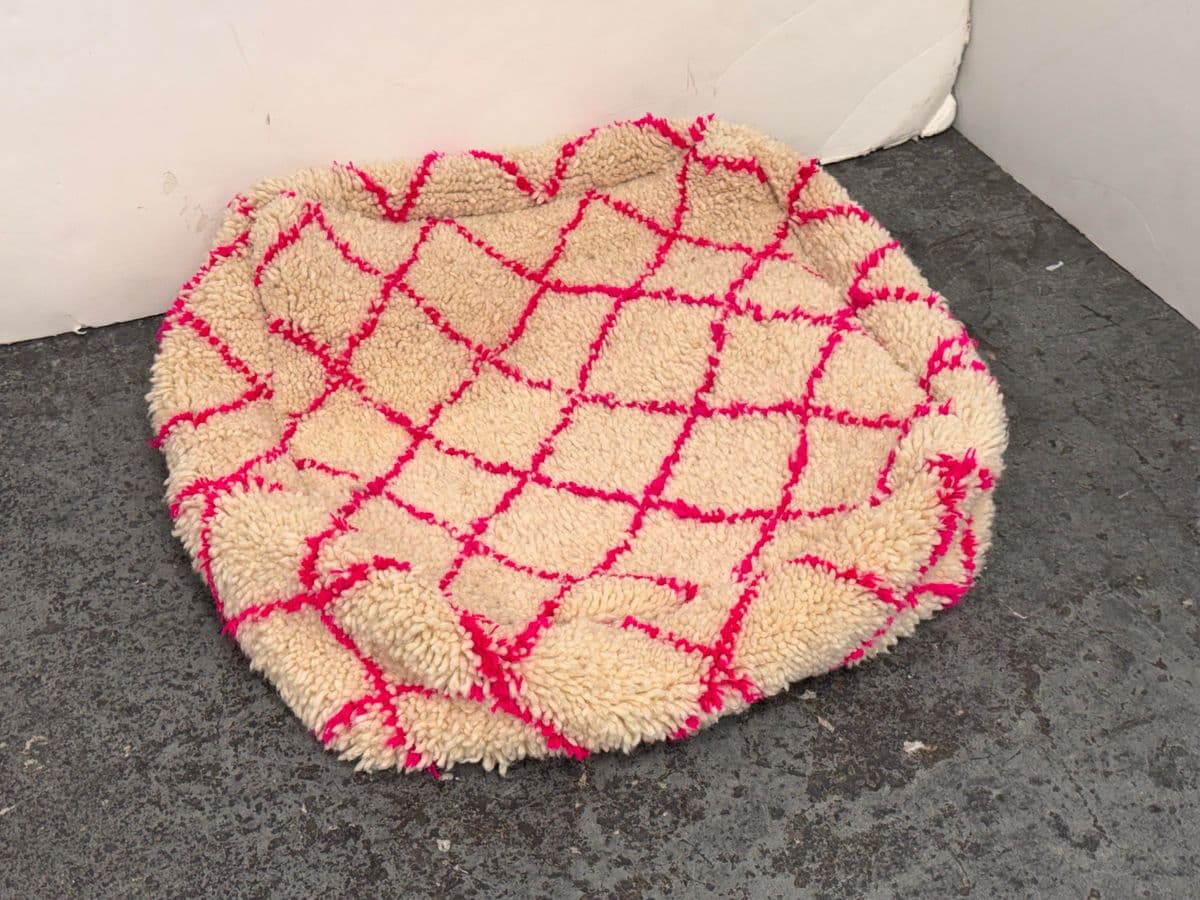 Moroccan Handmade Pouf Cover - Thumbnail 5