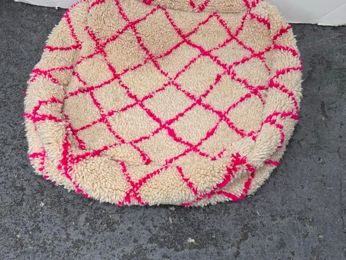 Moroccan Handmade Pouf Cover - Thumbnail 11