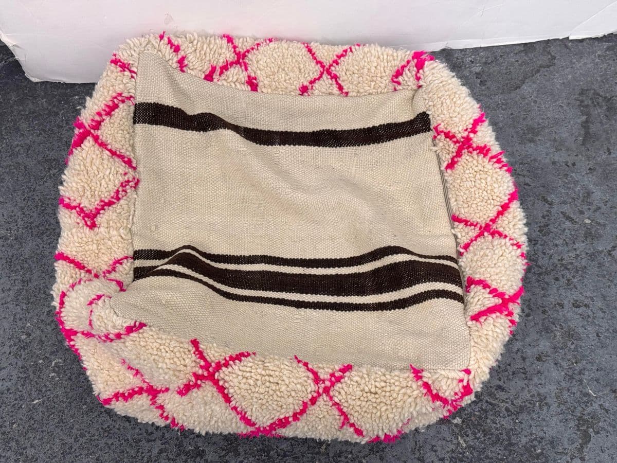 Moroccan Handmade Pouf Cover - Thumbnail 10