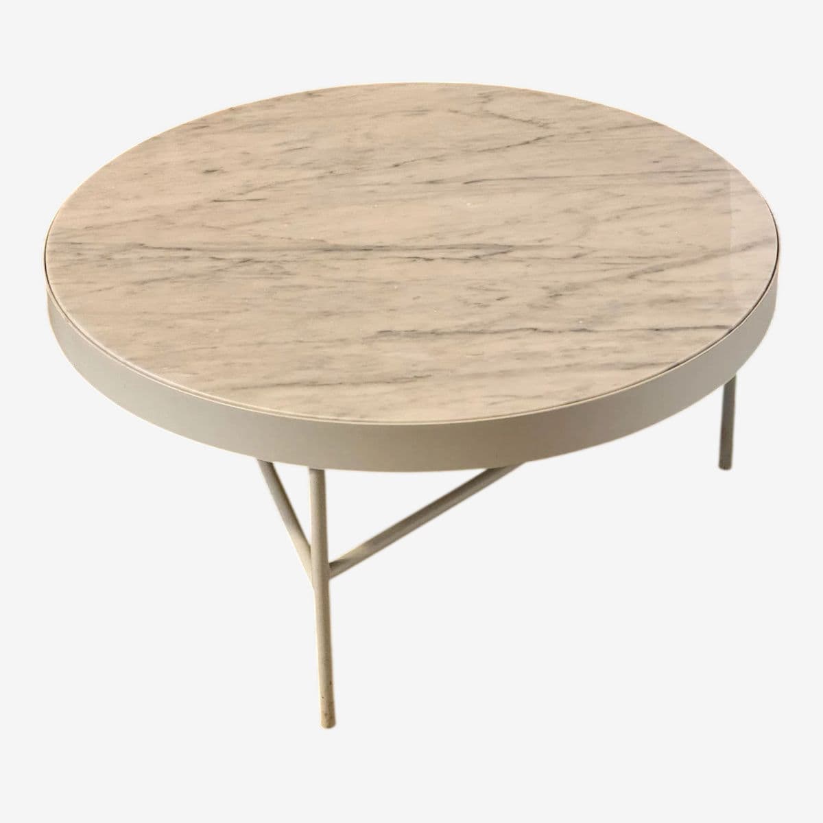 Ferm Living Carrara Marble Coffee/Side Table - Image 1
