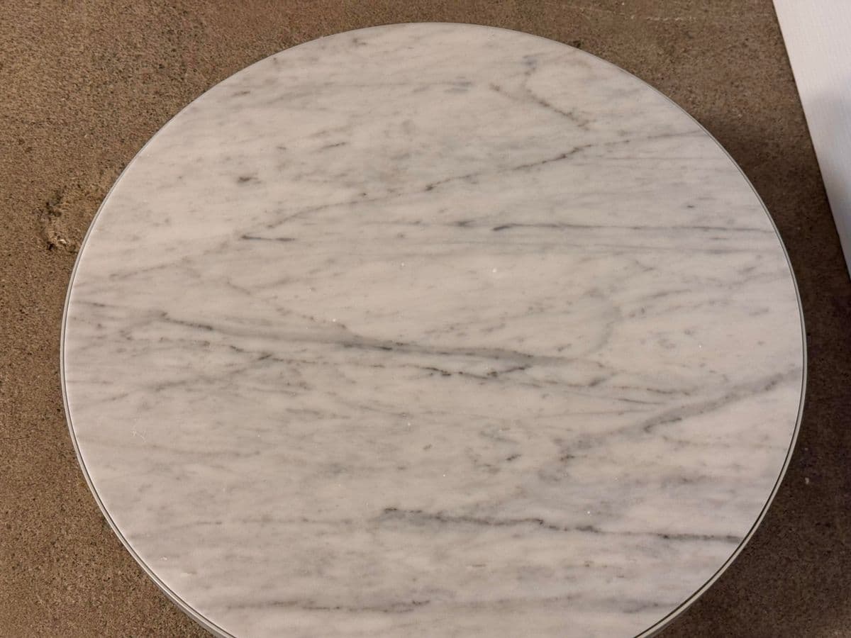 Ferm Living Carrara Marble Coffee/Side Table - Thumbnail 10