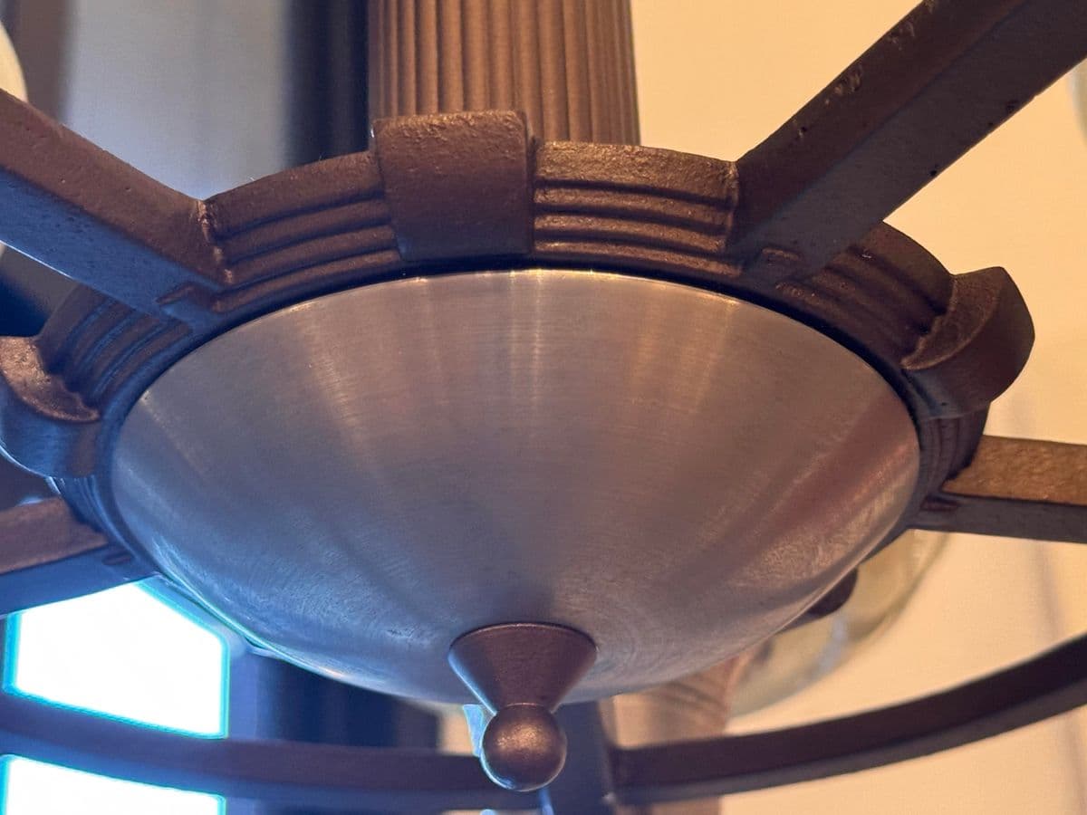 Rejuvenation Hardware Milky Glass Chandelier - Thumbnail 10