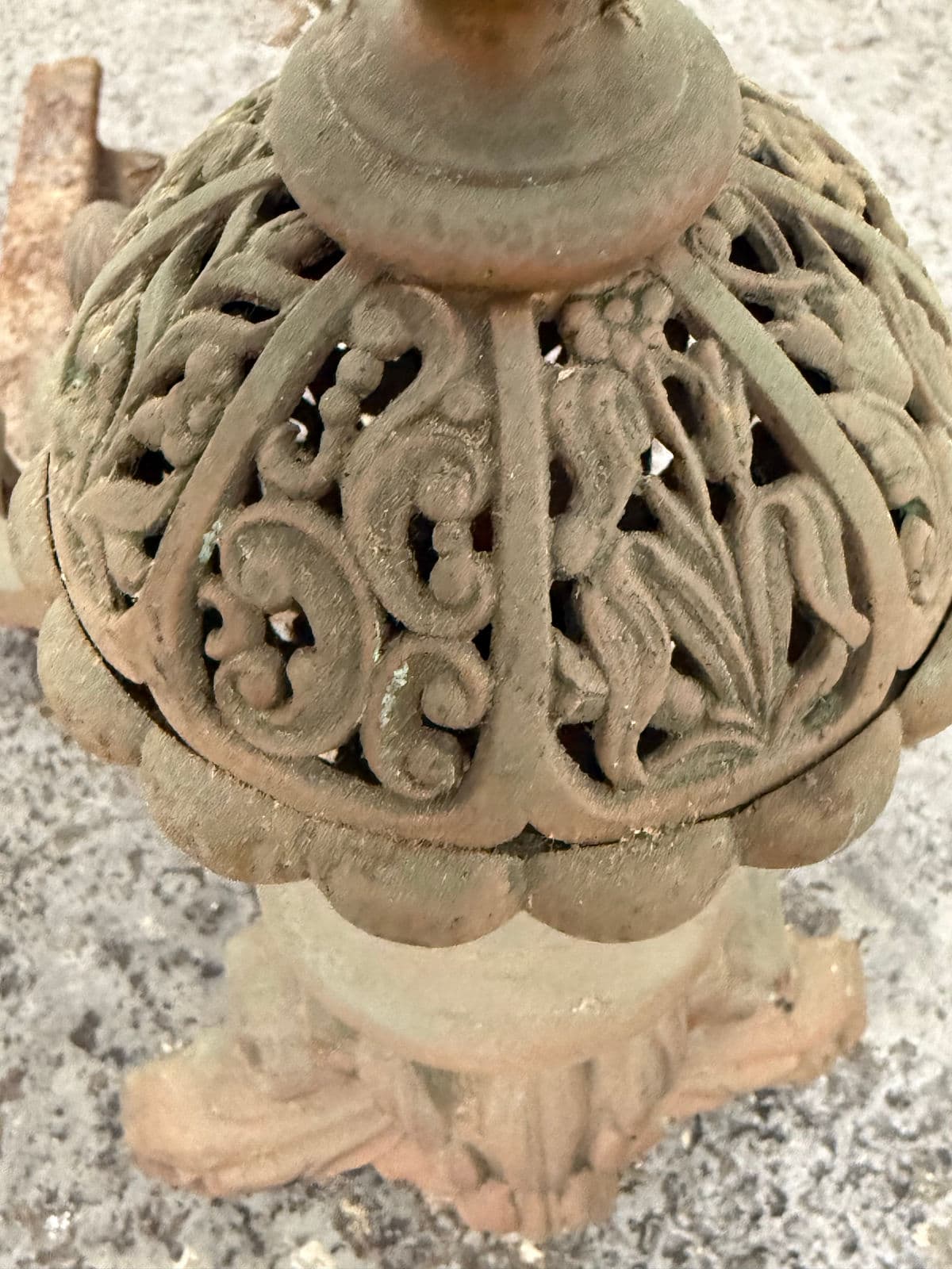 Antique Fireplace Andirons, Pair - Thumbnail 10