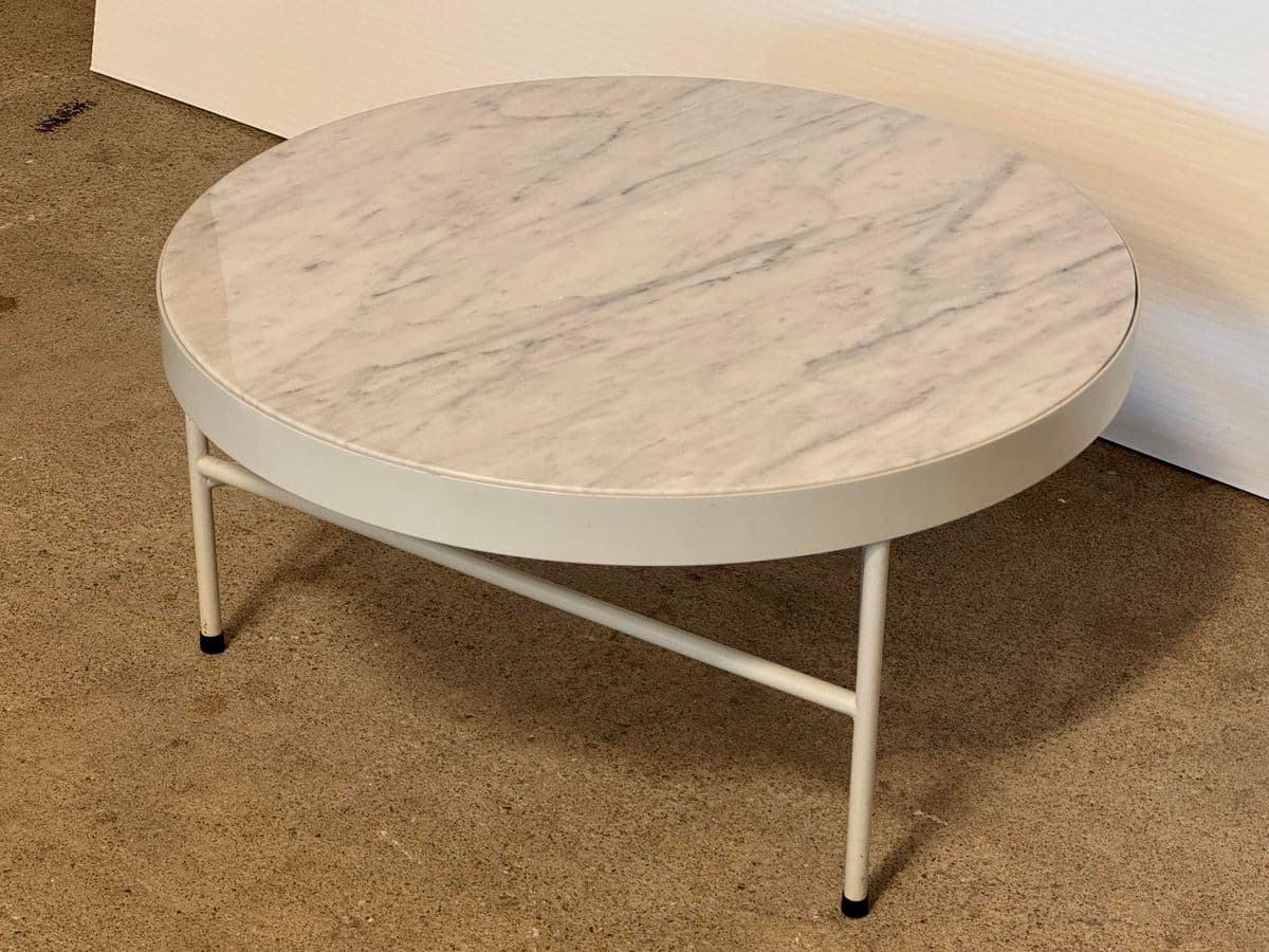 Ferm Living Carrara Marble Coffee/Side Table - Thumbnail 4