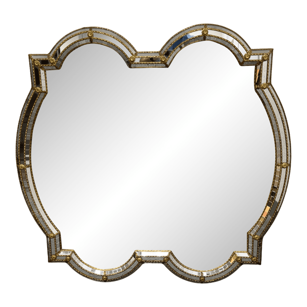Vintage Spanish Hollywood Regency Wall Mirror - Thumbnail 2