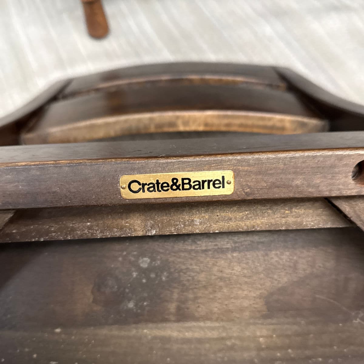 Crate & Barrel Basque Bar Stools, Pair - Thumbnail 5