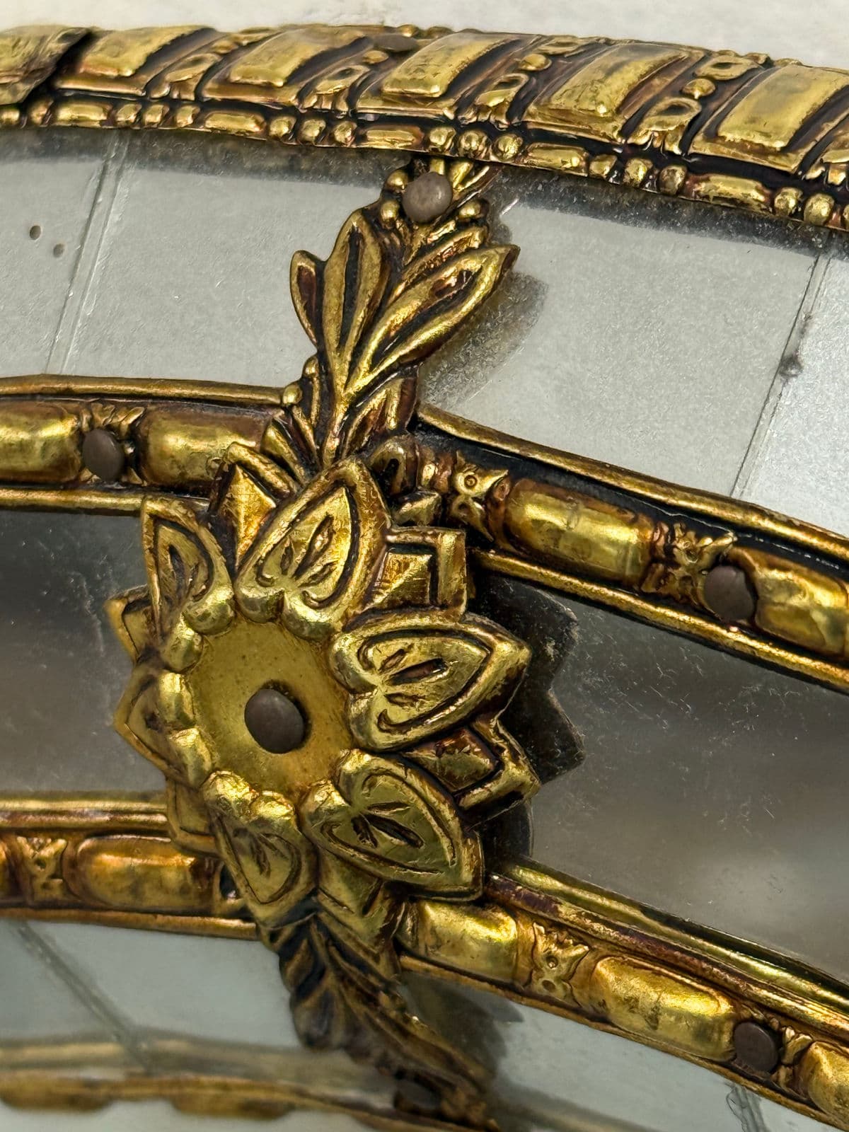 Vintage Spanish Hollywood Regency Wall Mirror - Thumbnail 8