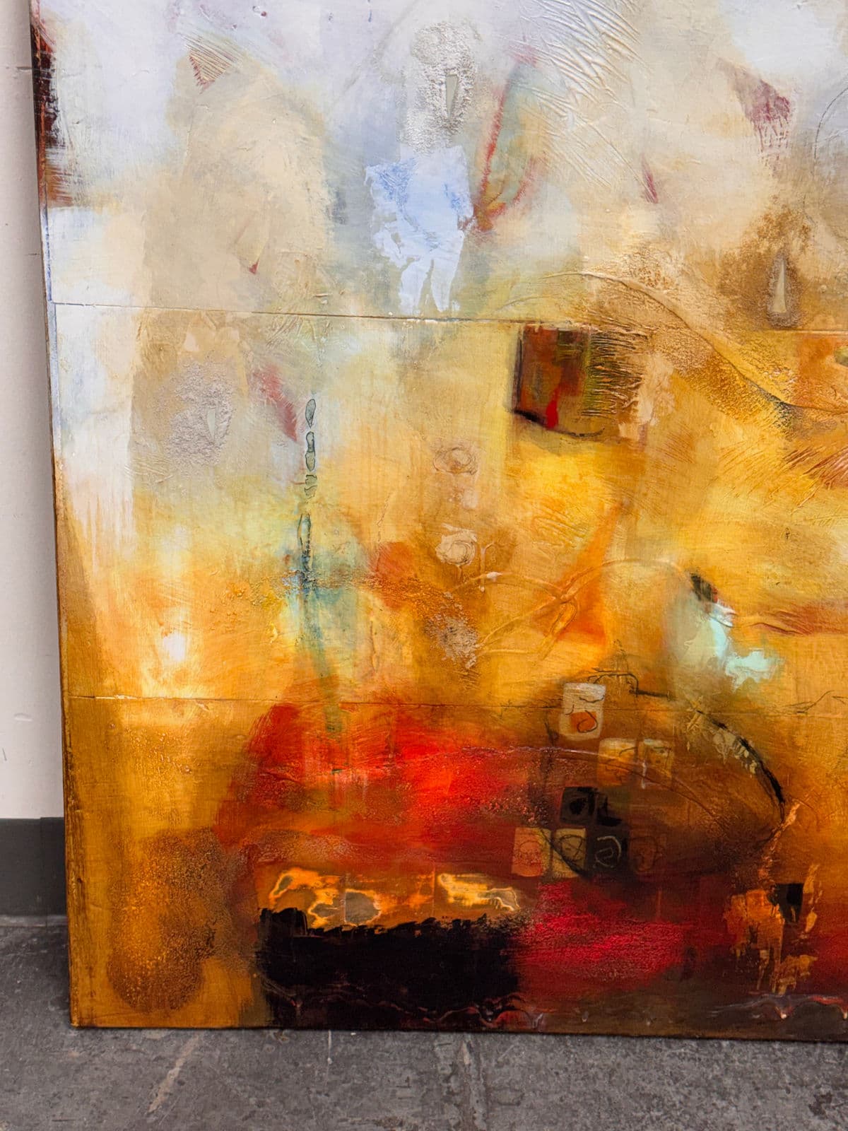 Circa 2014 Chris Henry "Shattering the Glass Ceiling" Mix Media - Thumbnail 7