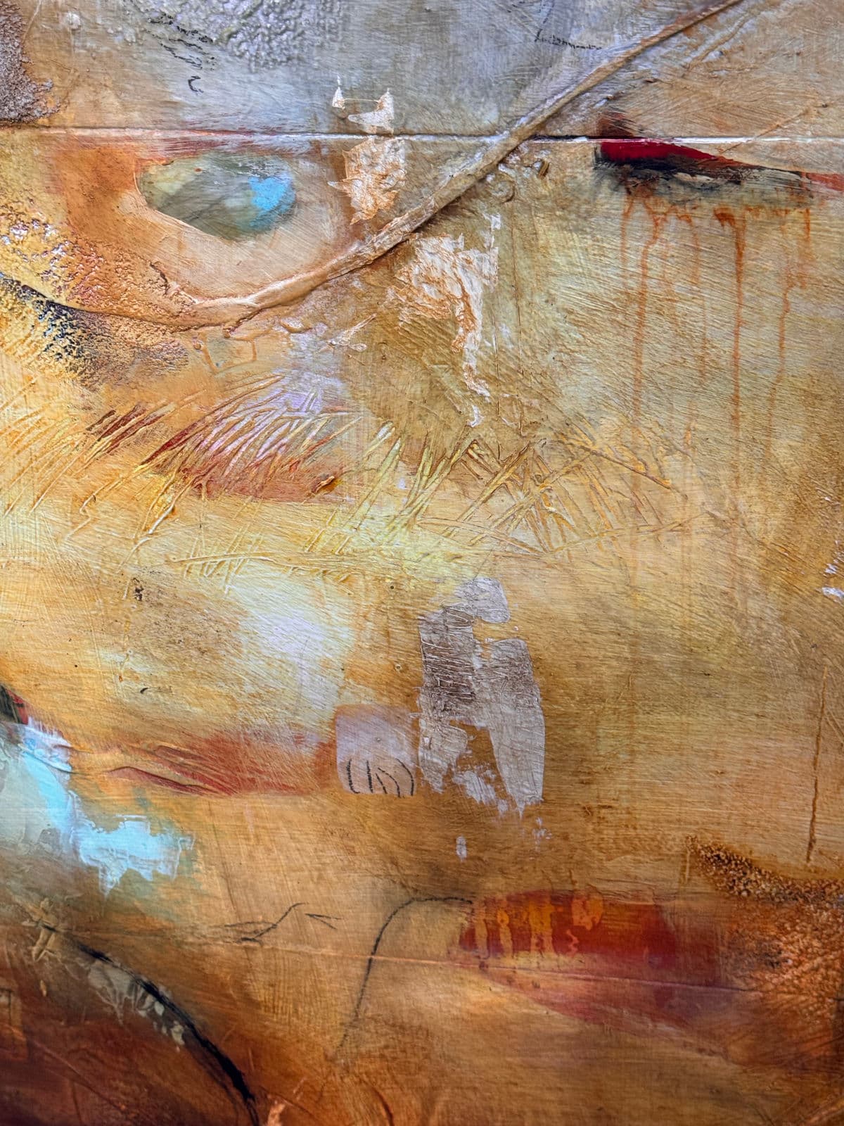 Circa 2014 Chris Henry "Shattering the Glass Ceiling" Mix Media - Thumbnail 6