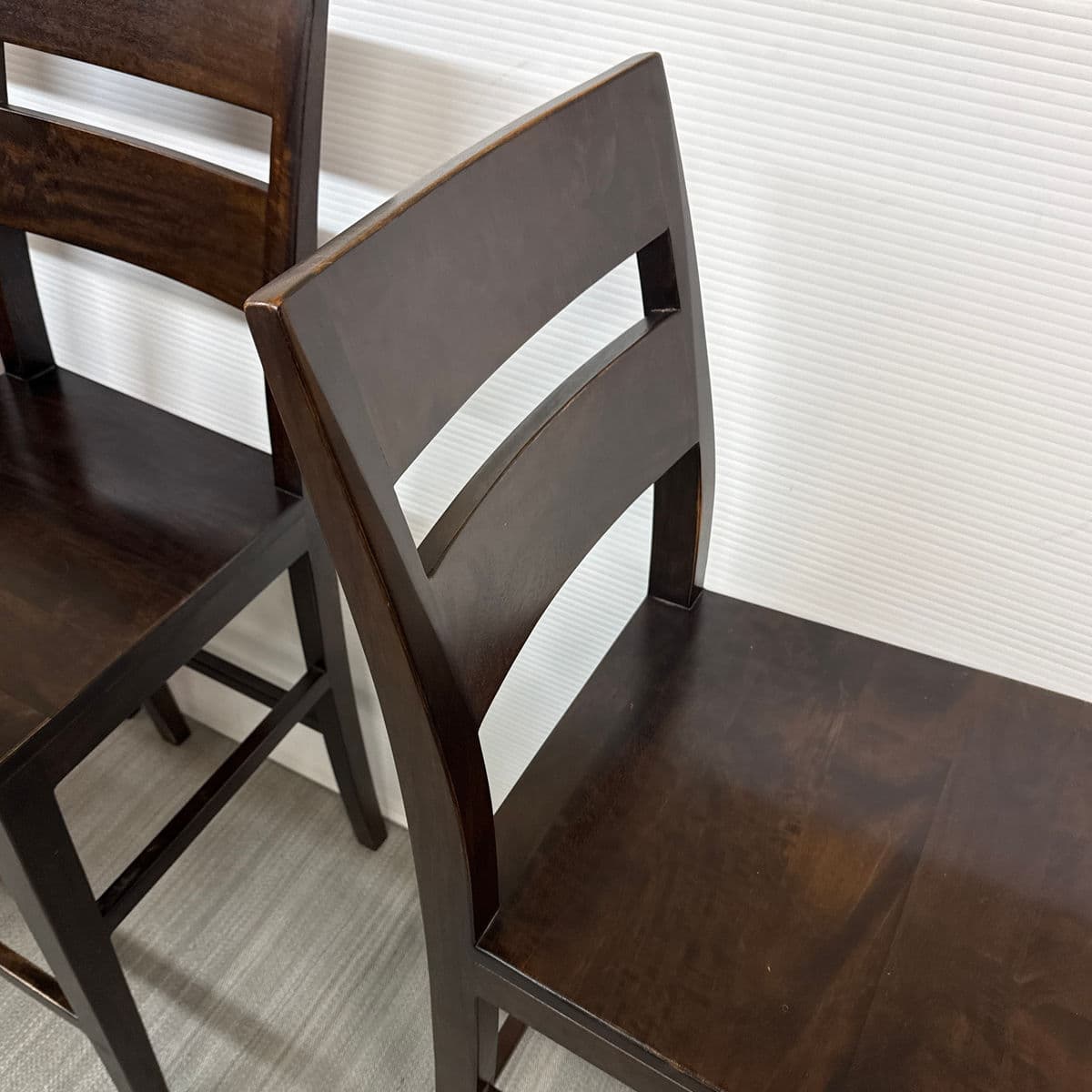 Crate & Barrel Basque Bar Stools, Pair - Thumbnail 8
